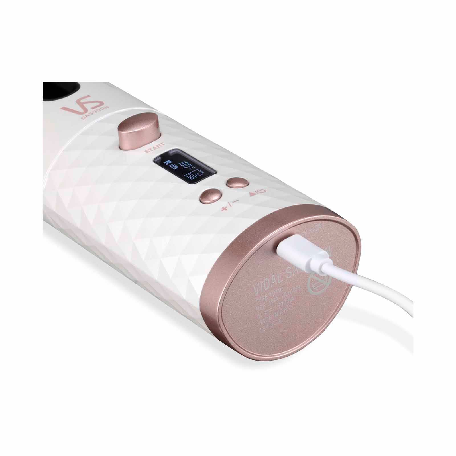 VS Rechargeable Hair Curler - White VSA-1910WH-image 2