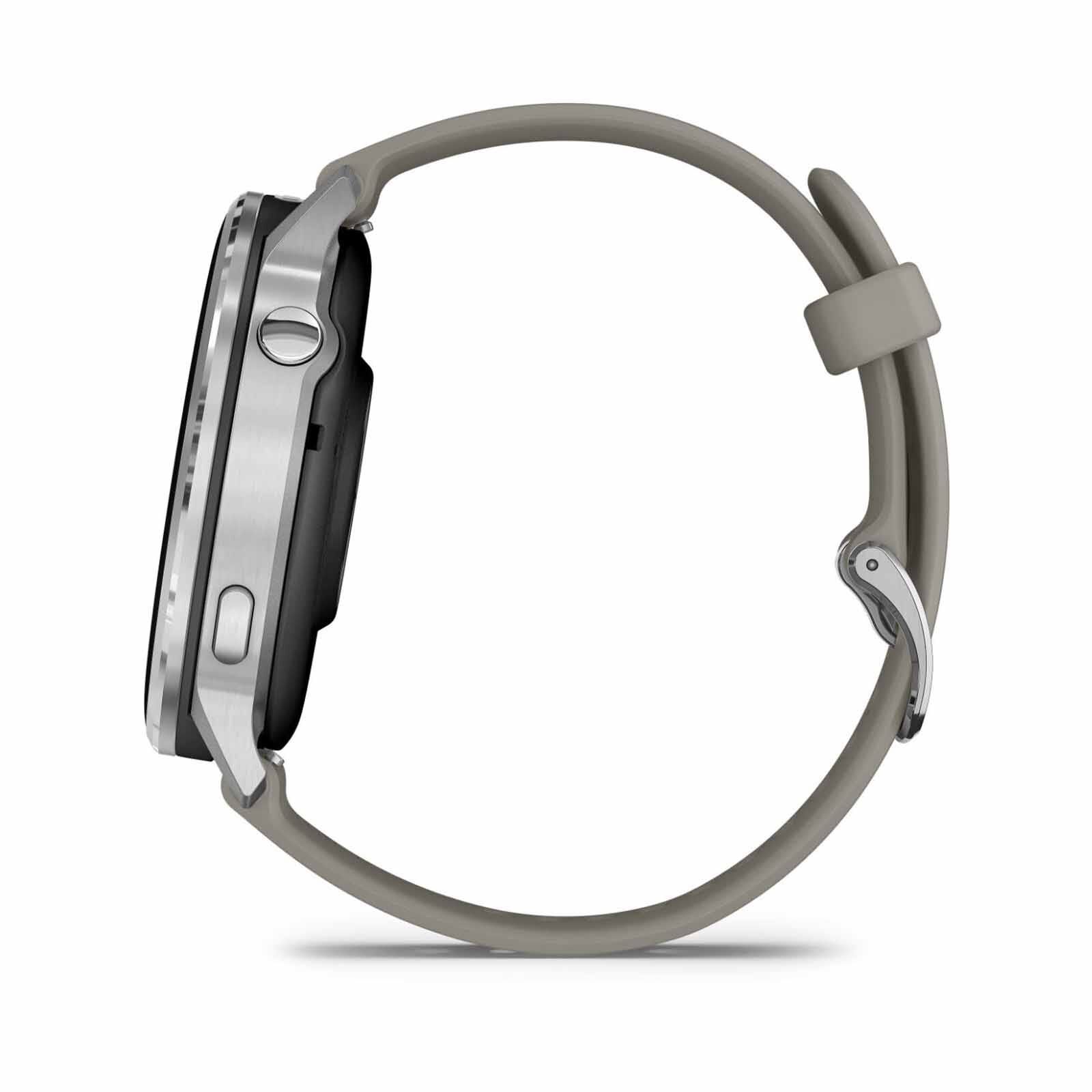 GARMIN Venu 4 - 45mm Silver With Silver Gray Silicone Band GM-010-03014-41-image 4