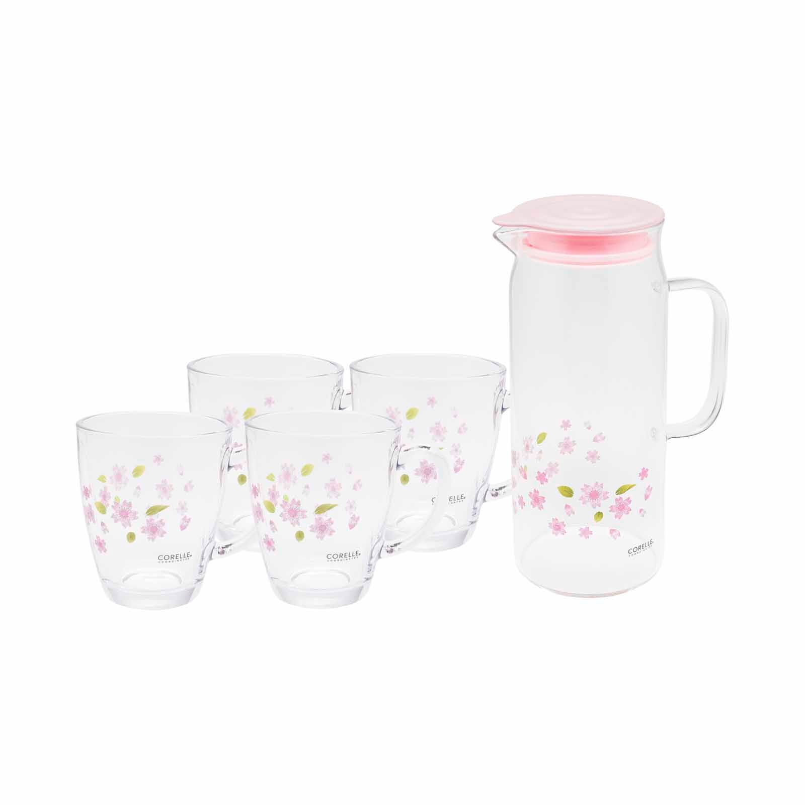 CORELLE 5pc Carafe & Mug Set (atrium Special Buy) 5MG-SR-SG-image null
