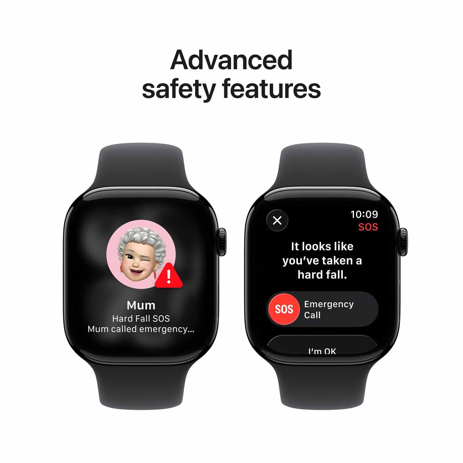 APPLE Watch Series 11 Gps + Cellular 46mm Jet Black Aluminium Case With Black Sport Band - M/l MFC44X/A-image 8