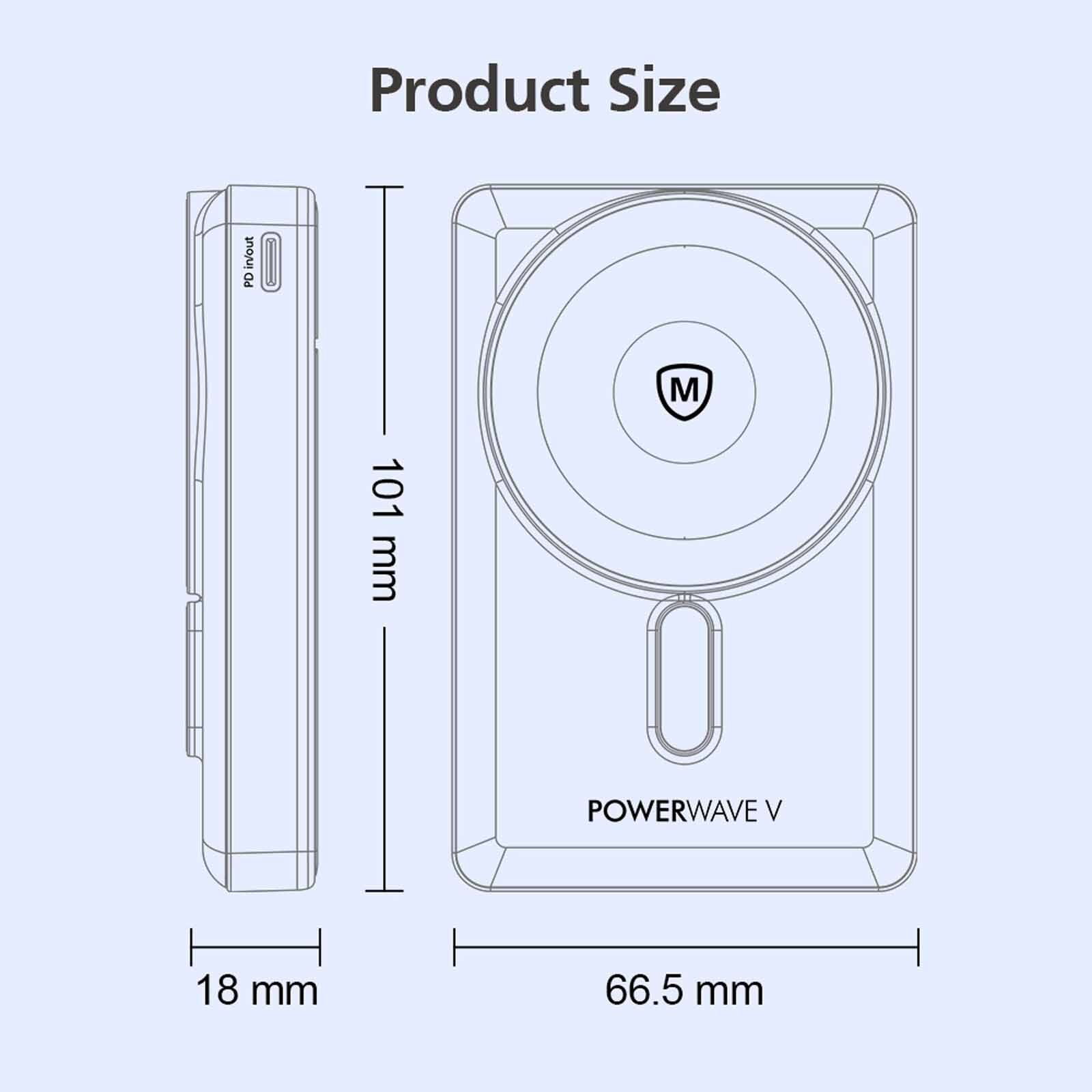 MICROPACK 3 In 1 Pd Fast Charging Magnetic Wireless Powerbank - Grey WPB-310-GY-image 16