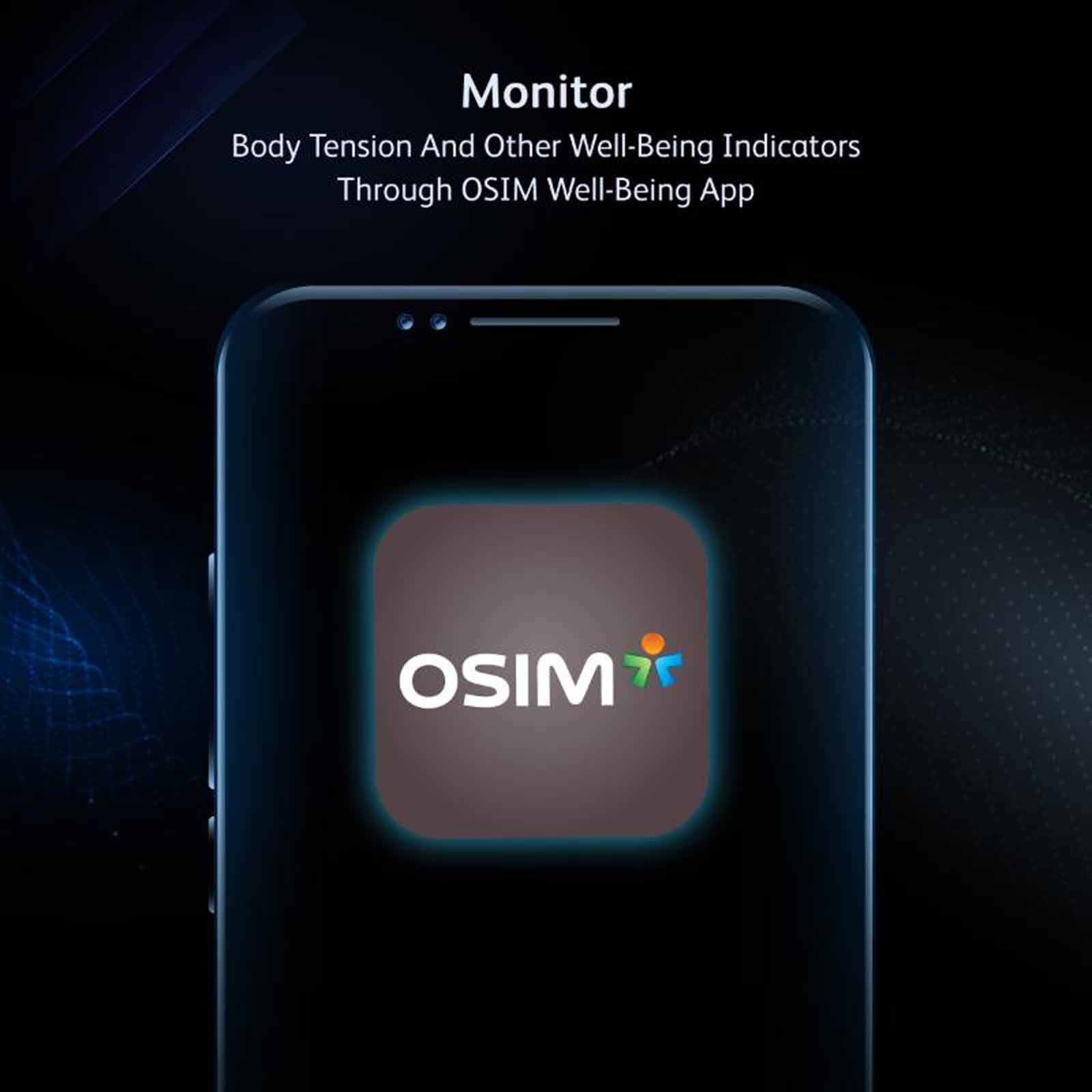 OSIM Uergoh (blue) World 1st Ergonimic Chair With Massage + Uphoria Sync Leg Massager OS8245B + OS3233-image 3