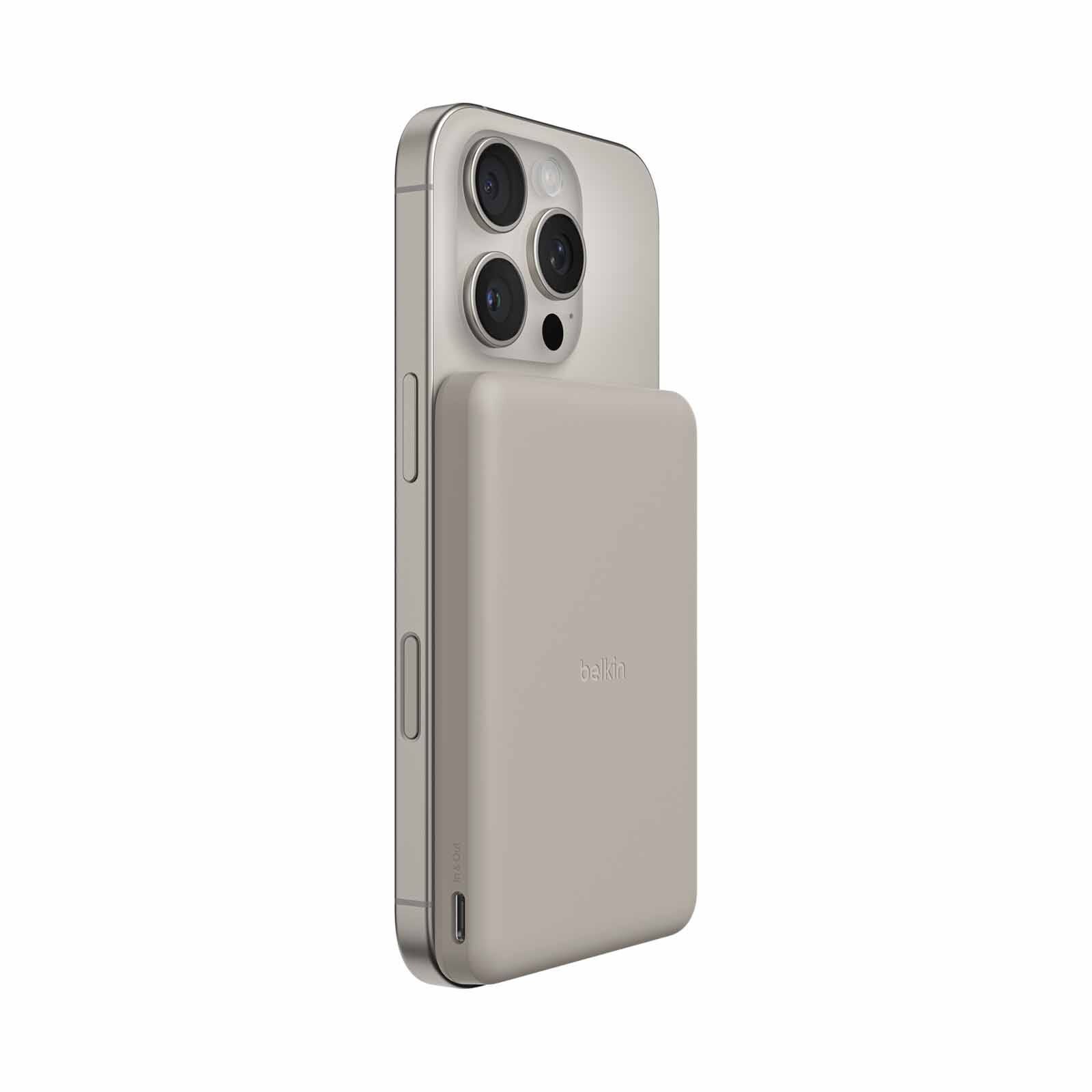 BELKIN Thin Magnetic Powerbank 5k Sand BPD010FQSA-image 4