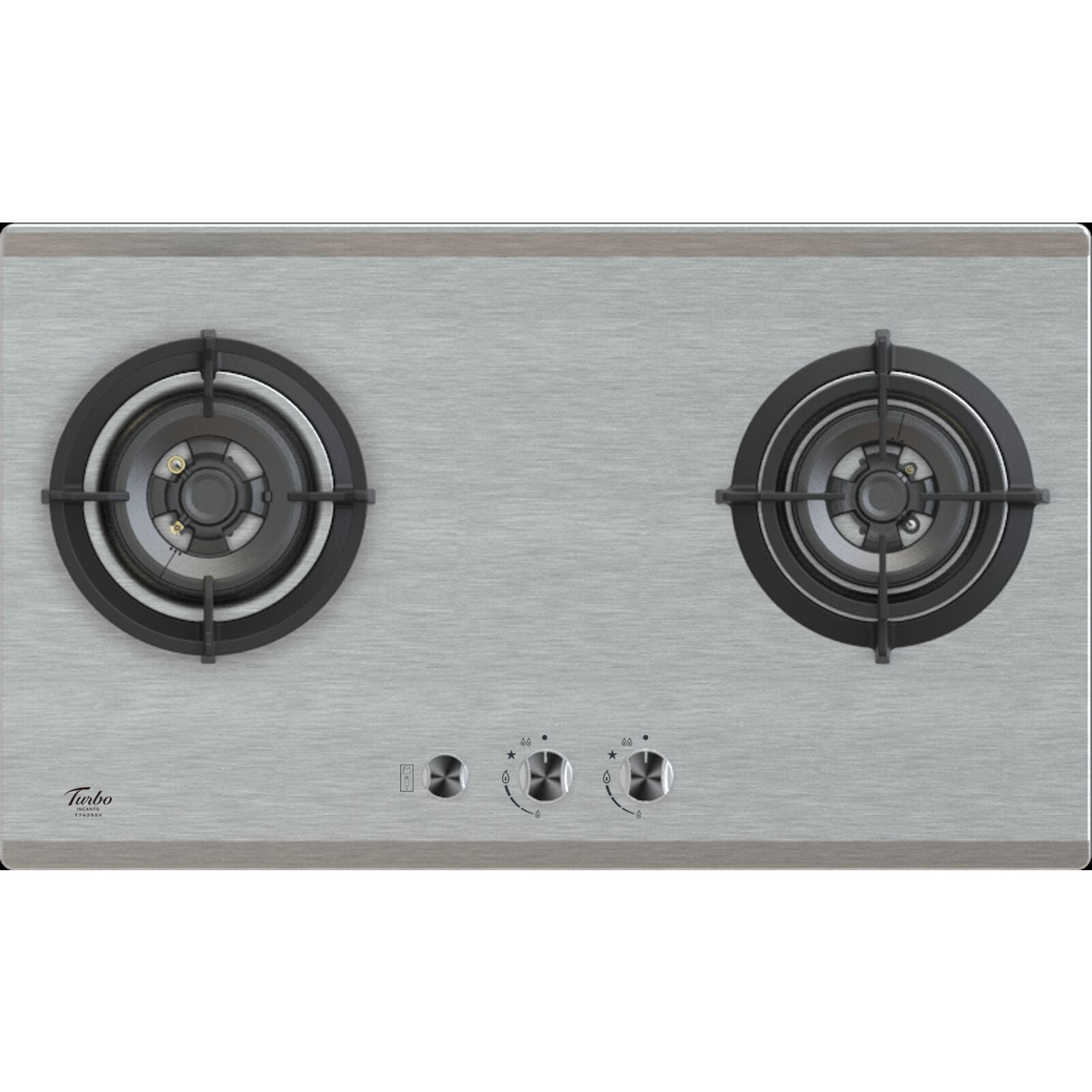 TURBO Built-in 2 Burners Gas Hob (76cm) (exclude Installation) T762SSV-GM-image null