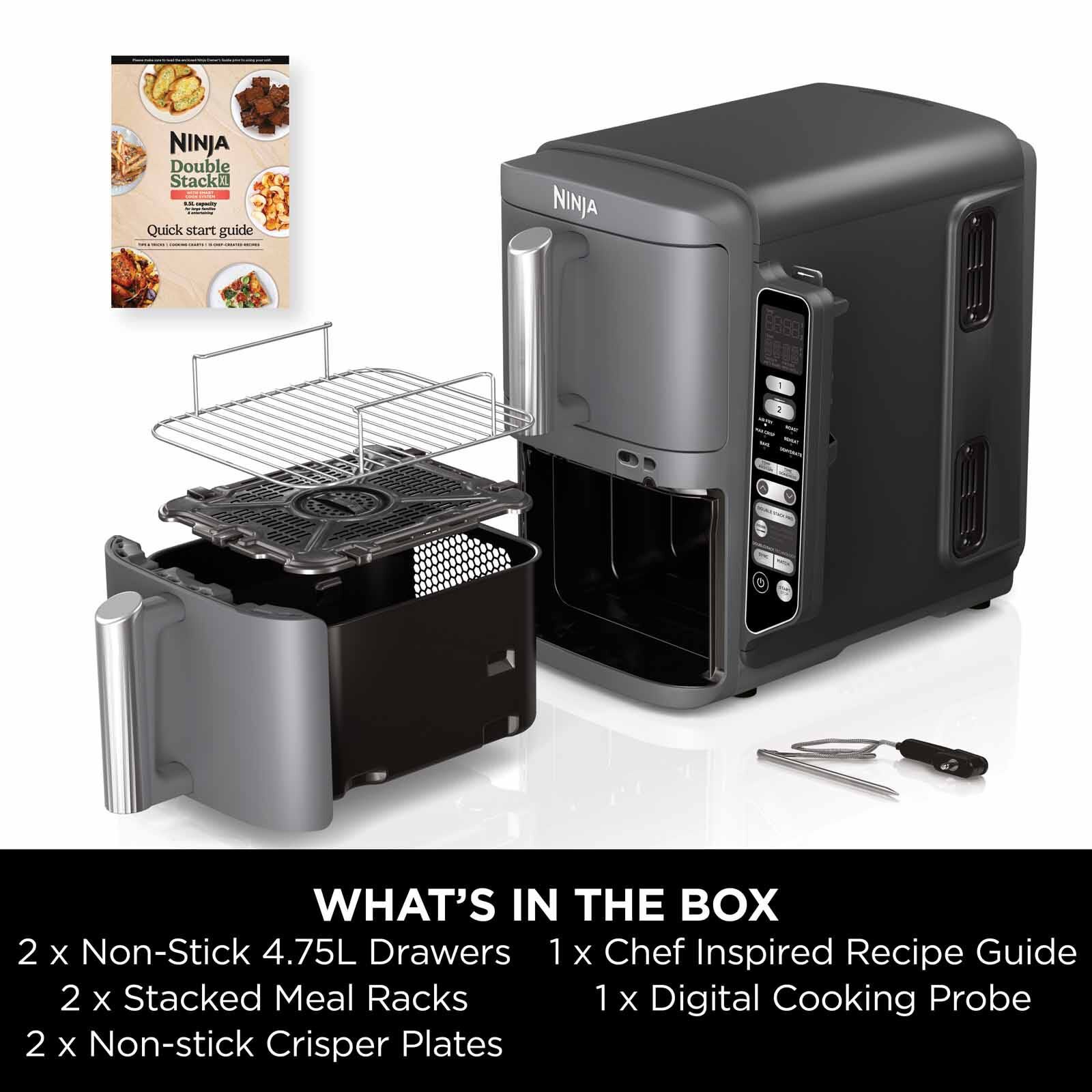 NINJA Double Stack Xl Airfryer (9.5l) SL451SM-image 2