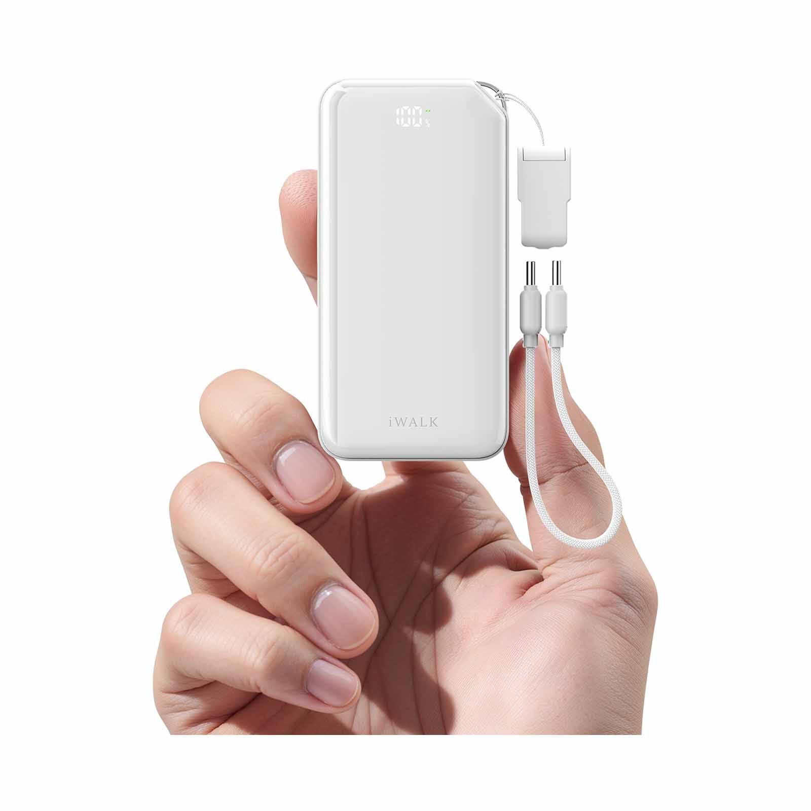 IWALK Macrogo 10000mah 30w Portable Charger With Stand White UBM001-002A-image 10