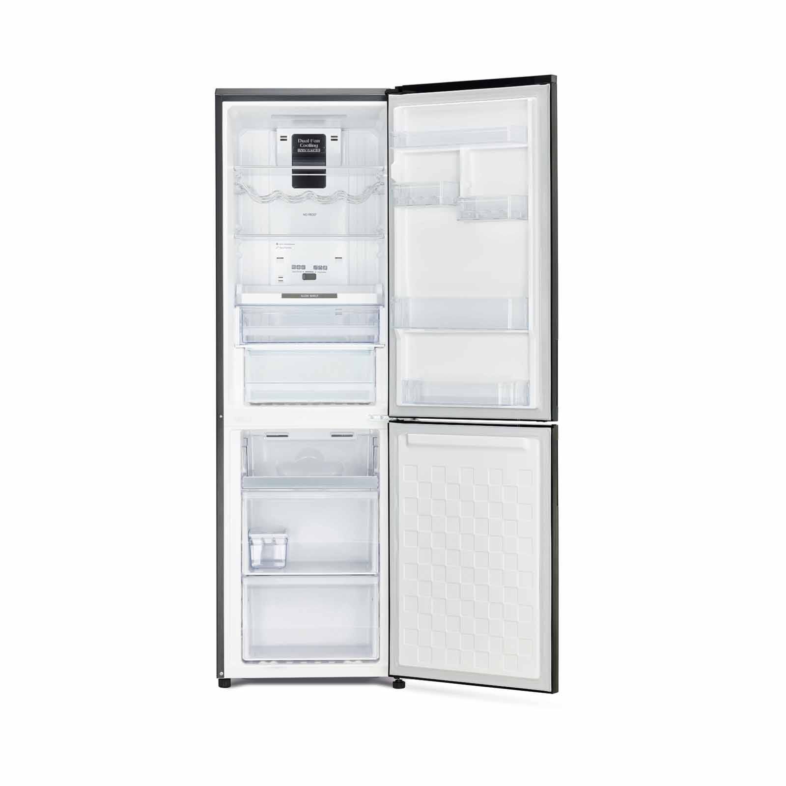 HITACHI Bottom Mount Fridge (330l) Glass Black R-BG415P6MSX-5 - GBK-image 3