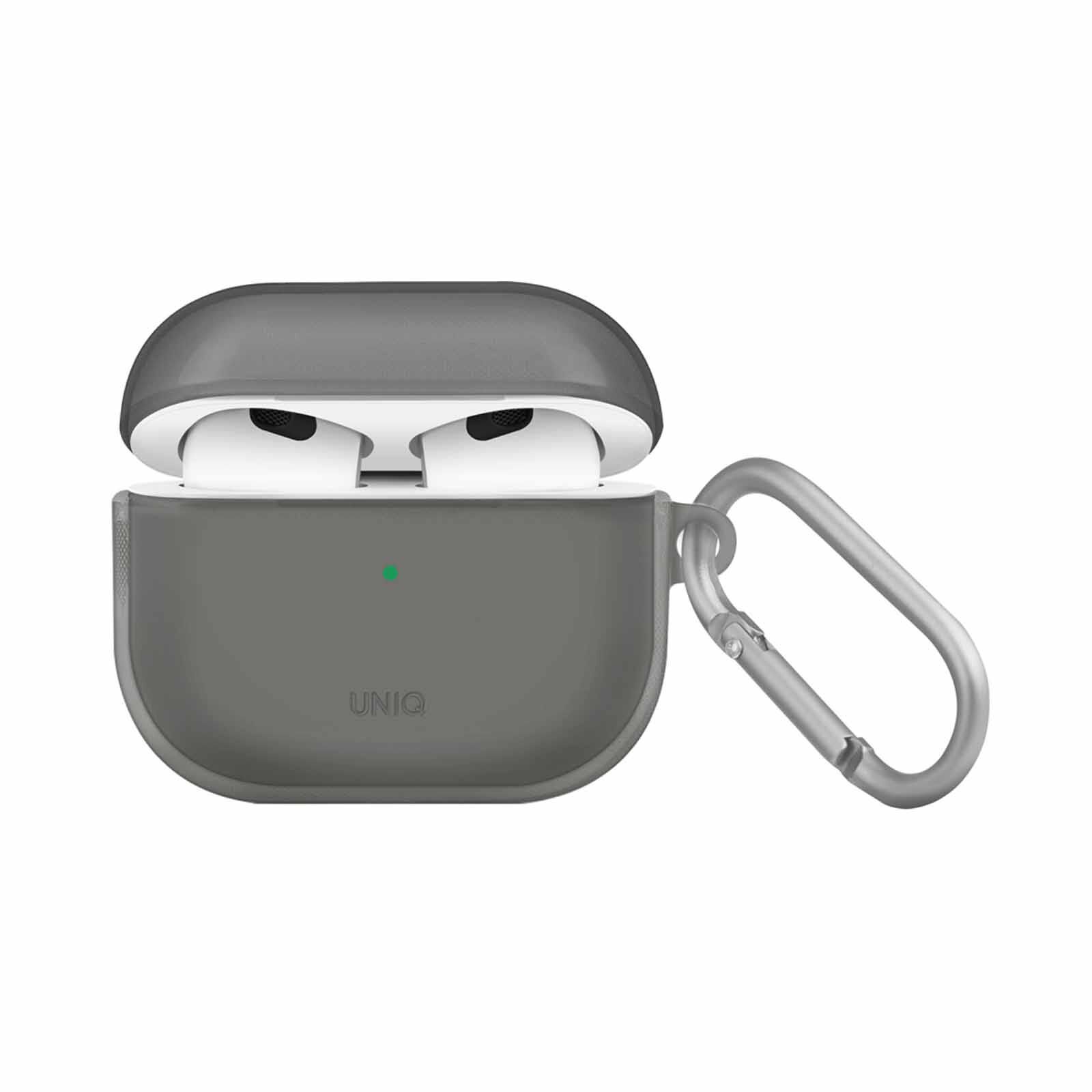UNIQ Glase Airpods 3rd Gen Hang Case - Glossy Smoke (smoke) UNIQ-AIRPODS(2021)-GLSSMK-image 1