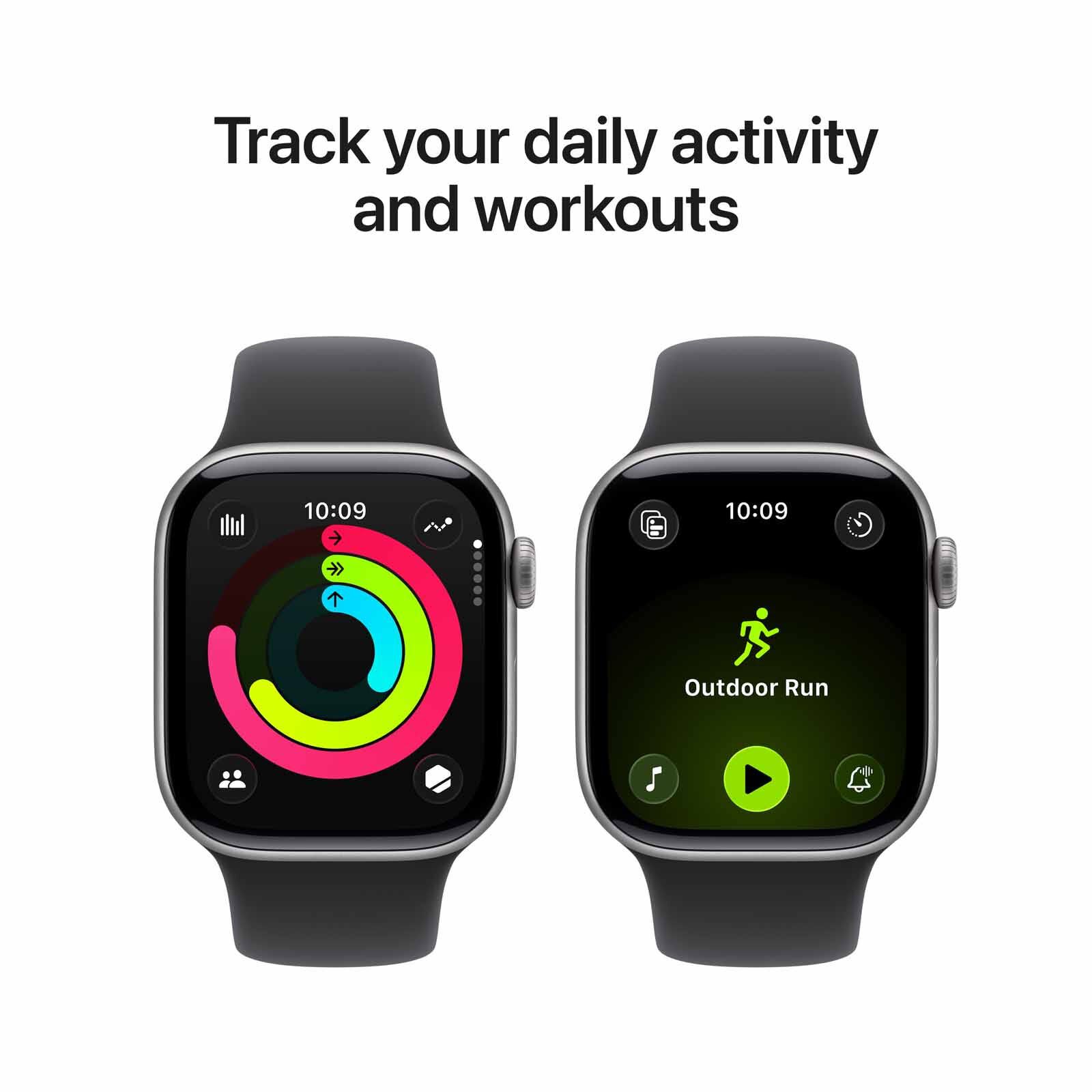 APPLE Watch Series 11 Gps + Cellular 42mm Space Grey Aluminium Case With Black Sport Band - M/l MF8C4X/A-image 6