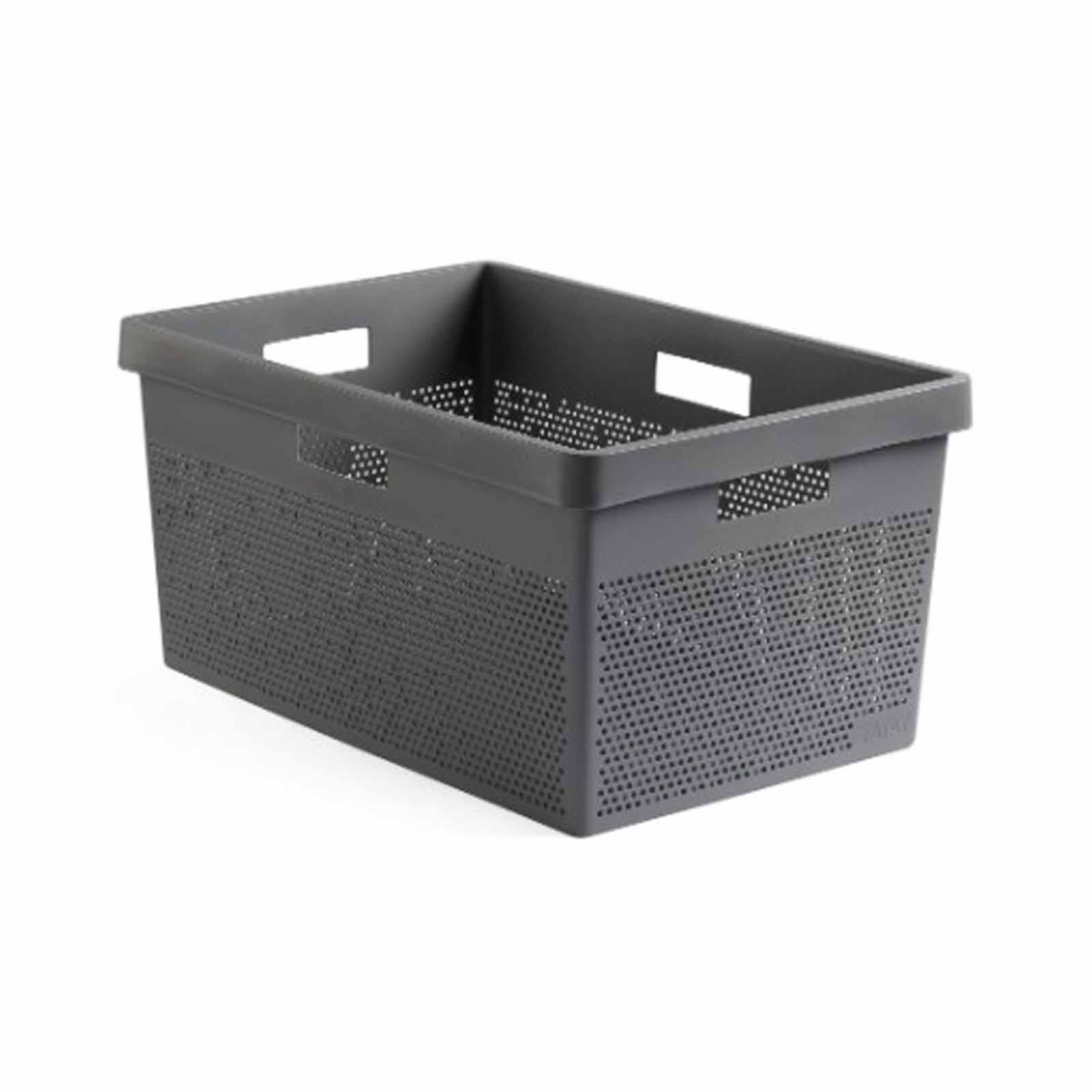 TATAY Tatay Laundry Basket Bohol Anthracite Grey T10421.14-image null