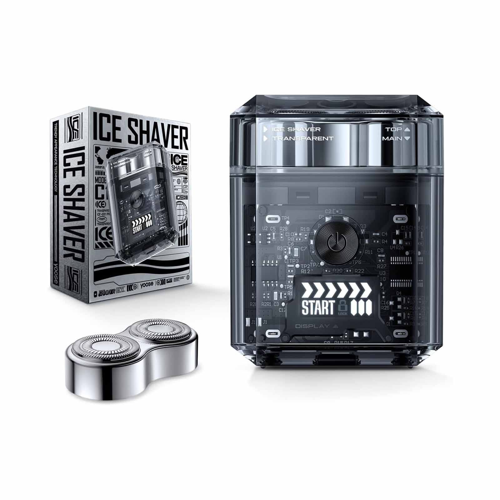 YOOSE Shaver- Grey ICE-image 3