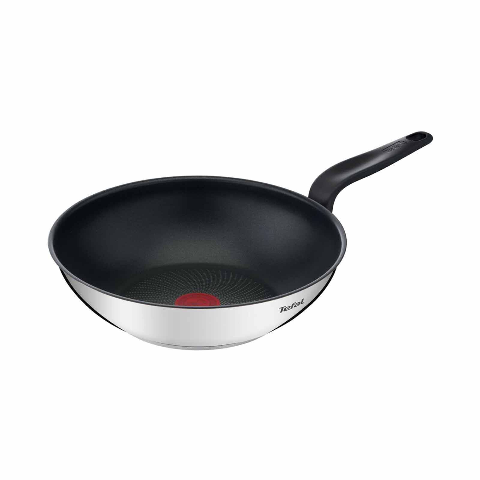 TEFAL Primary Stainless Steel Wok Pan 28cm E30919