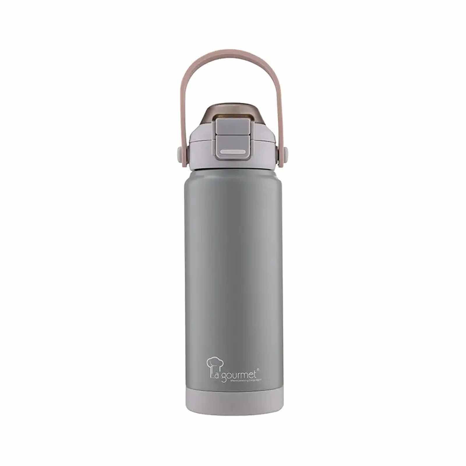LA GOURMET Superwide Wave Terra 720ml Thermal Bottle - Smoky Agate LGSE434333-image 1