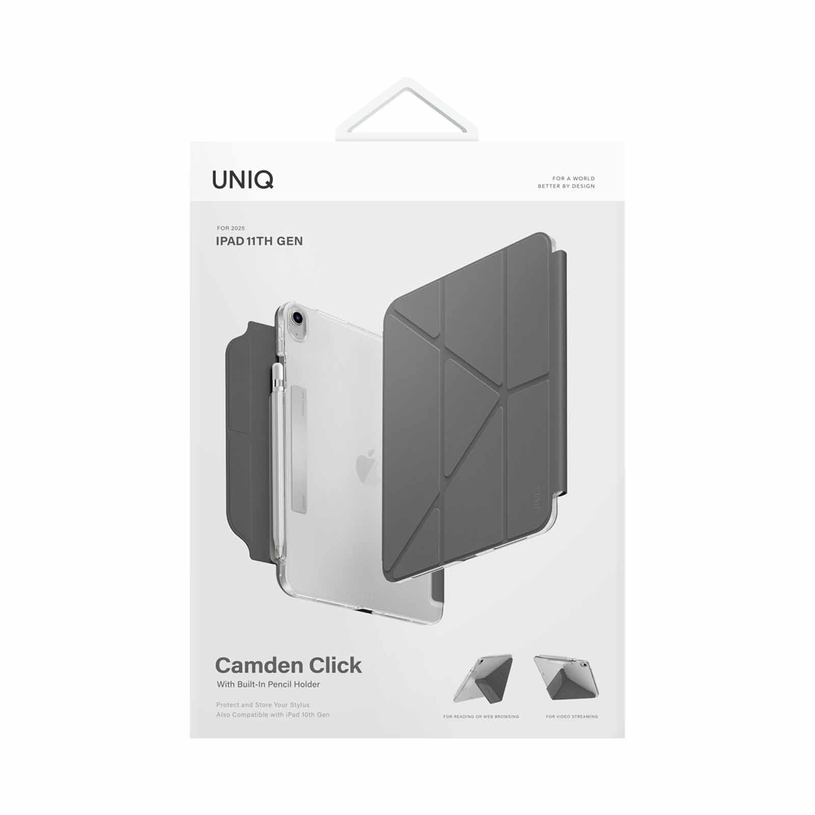 UNIQ Camden Click Ipad (a16/10th Gen) - Rhino Grey UNIQ-PDP11G(2025)-CAMRGRY-image 4