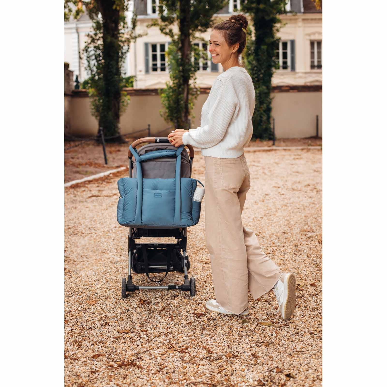 BEABA Paris Puffy Changing Bag - Baltic Blue (online) DIAPER BAG-image 5