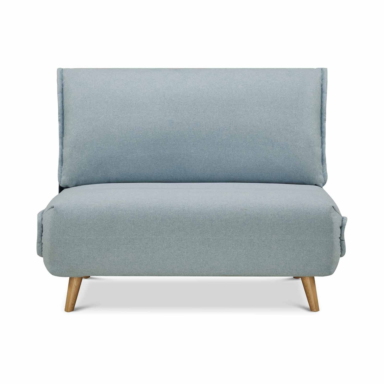 Single Sofa Bed Lblue LOLA