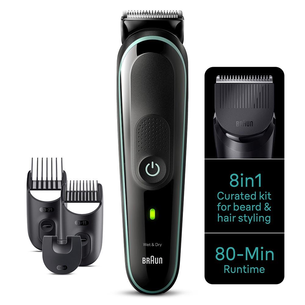 BRAUN Series 3 8 In 1 Style Kit Wet & Dry Trimmer MGK3441