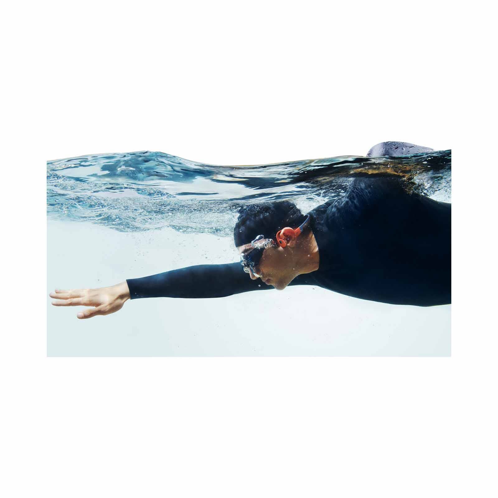SHOKZ Openswim Pro Bone Conduction Headphone - Red S710-ST-RD-image 6