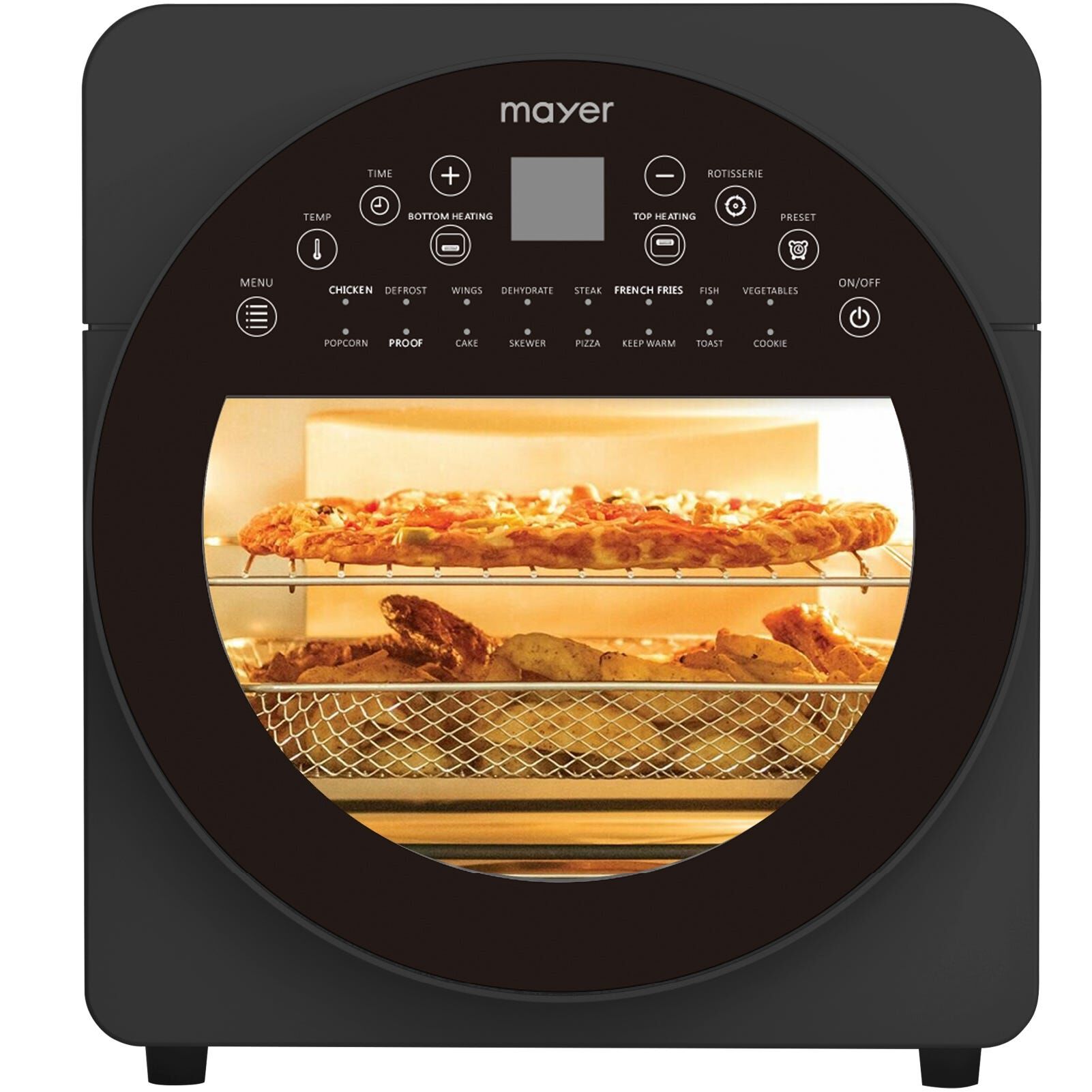 MAYER Air Fryer Oven (14.5l) MMAO1450BK-image 2