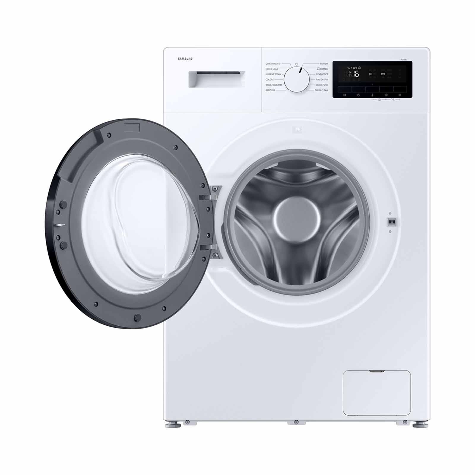 SAMSUNG Front Load Washer (8kg) - White WW80FG3M05AWSP-image 4