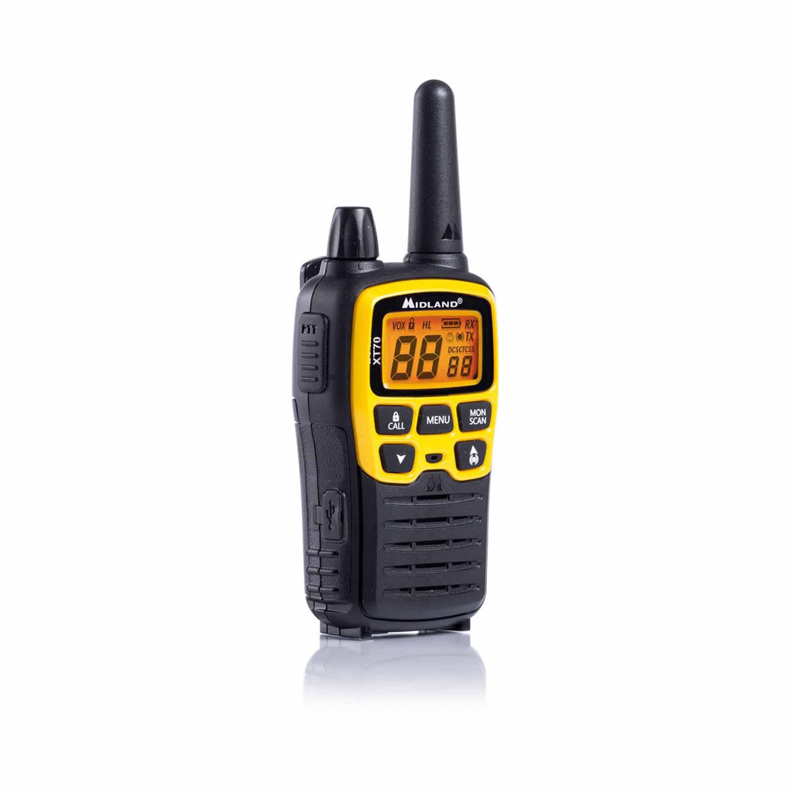MIDLAND Walkie Talkie Dual Band Pmr446/lpd (12km) XT70 ADV-image 2