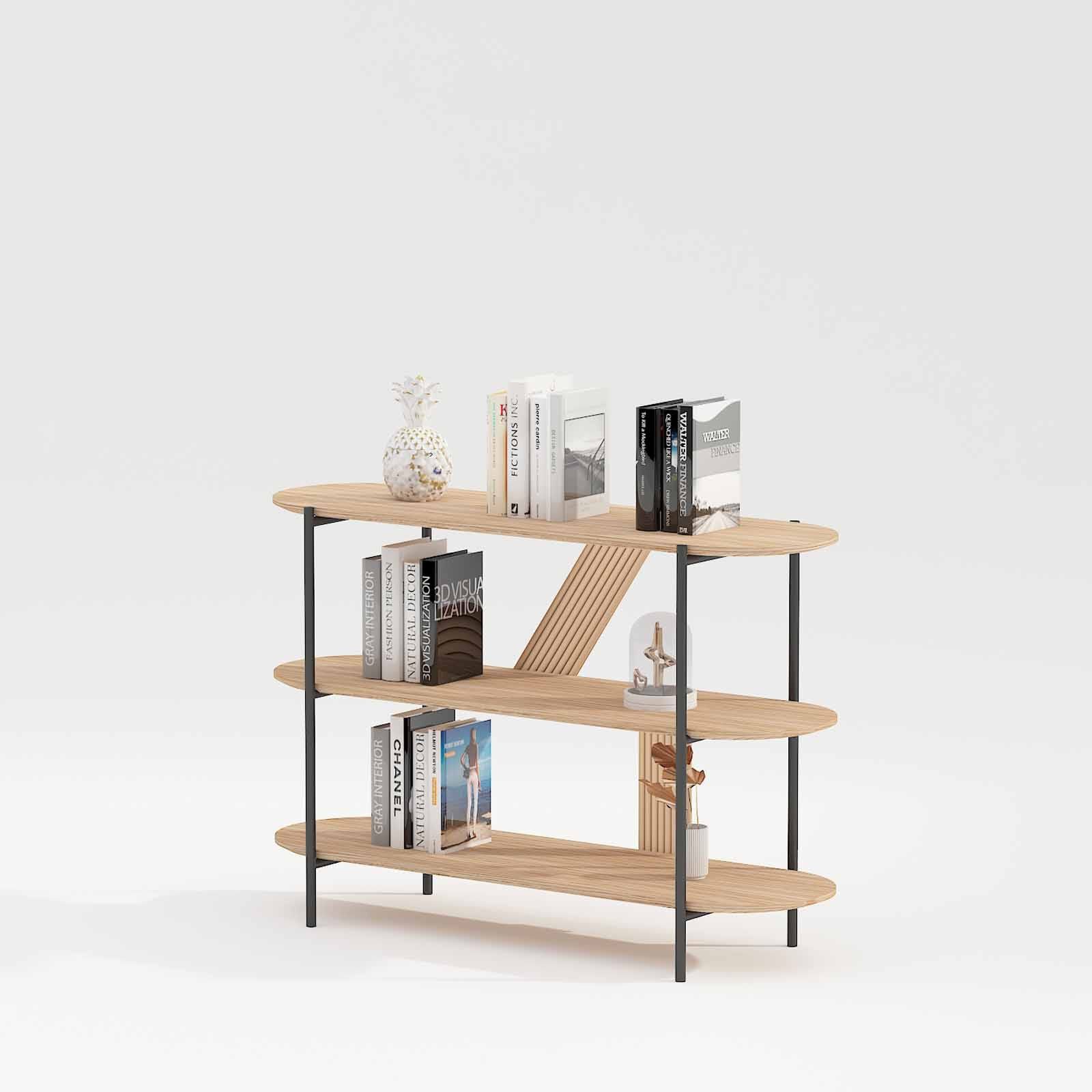 MUZE Display Shelves (low) - Natural DOMI-image 2