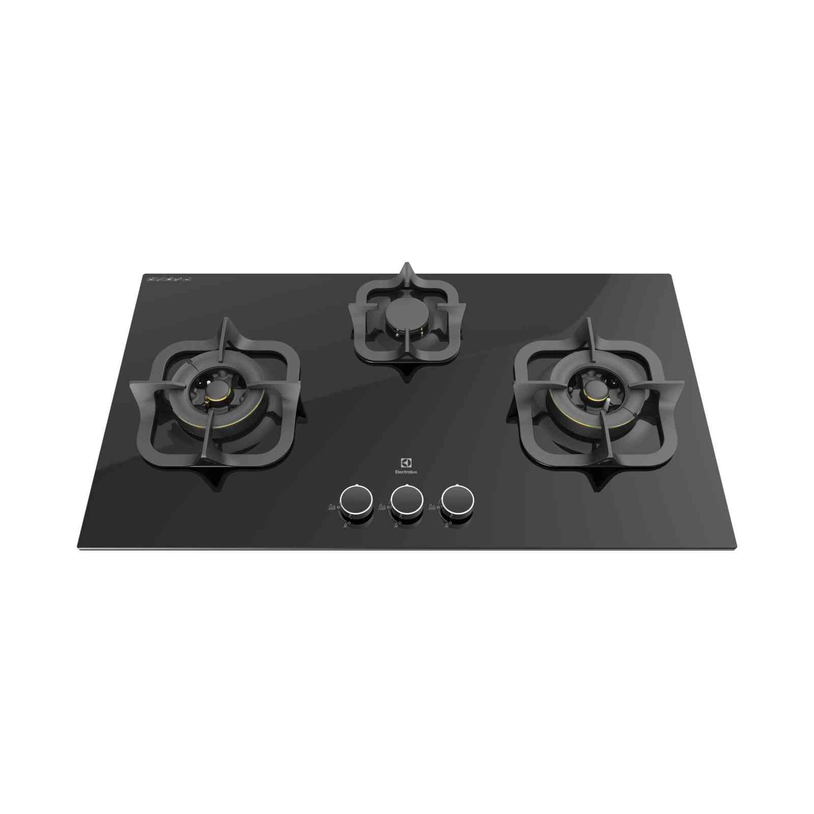 ELECTROLUX 90cm 3 Burner Gas Glass Hob - Pub Only (exclude Install) EGT9236CKPC (PUB)-image null