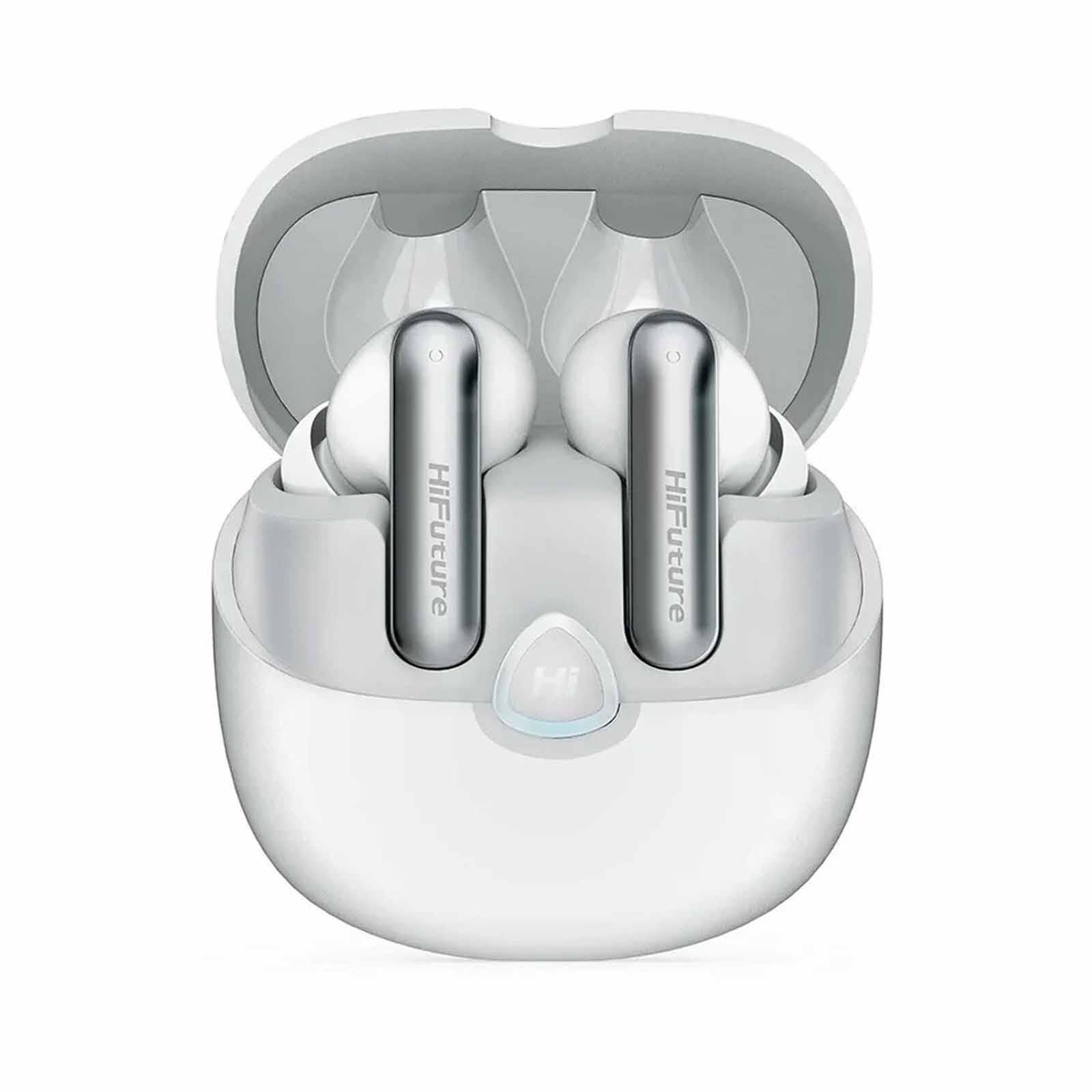 HIFUTURE Sonicair - White Tws Earbuds With 4mircophones Enc HESAWH-image 1