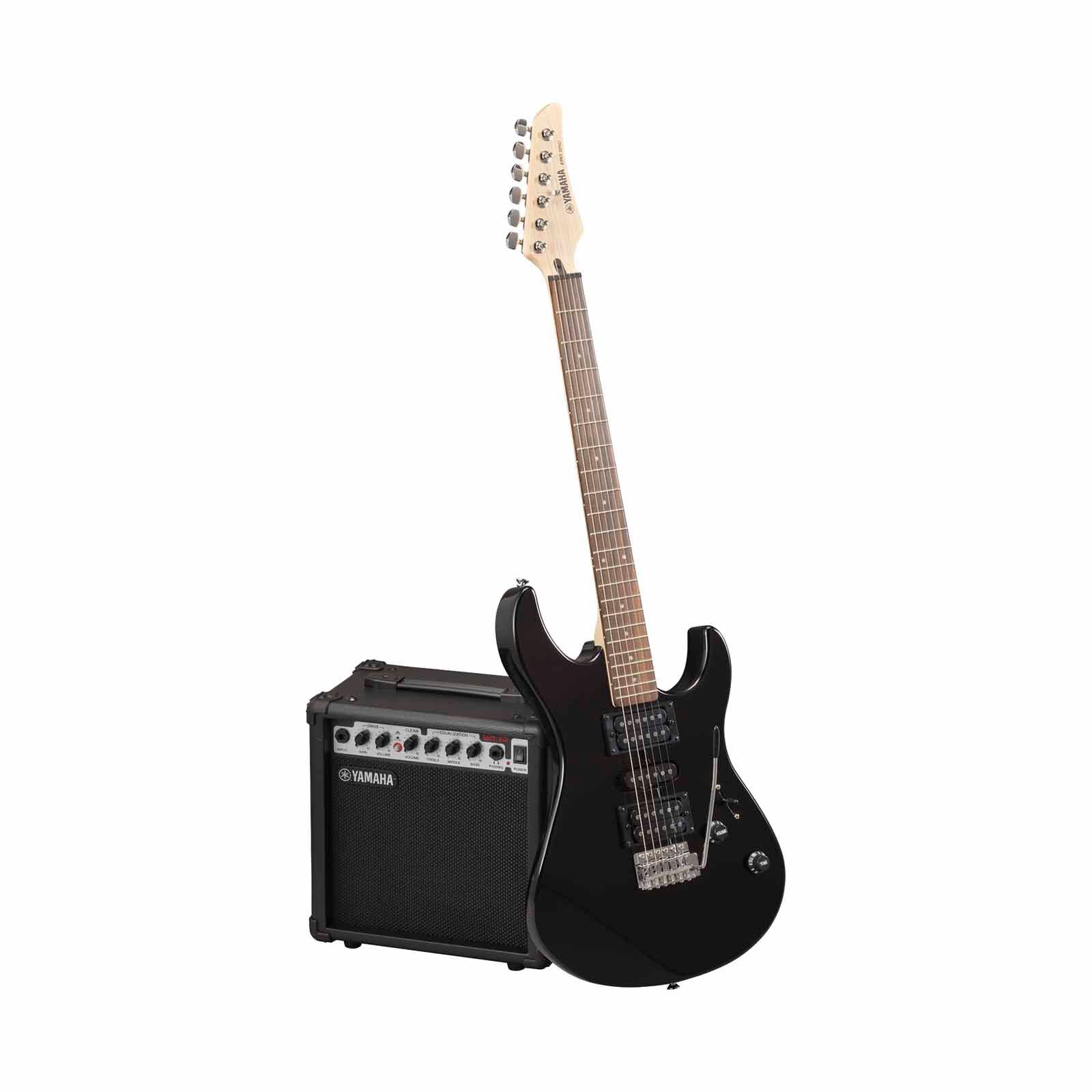 YAMAHA Electric Guitar Package (black) With Guitar Amplifier And Related Accessories ERG121GPII BLK