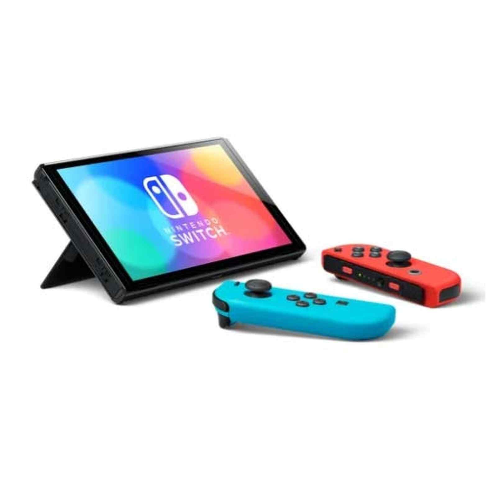 NINTENDO Switch (oled Model) Neon Blue/neon Red NTD-HEG-S-KABAA-ASI-image 3