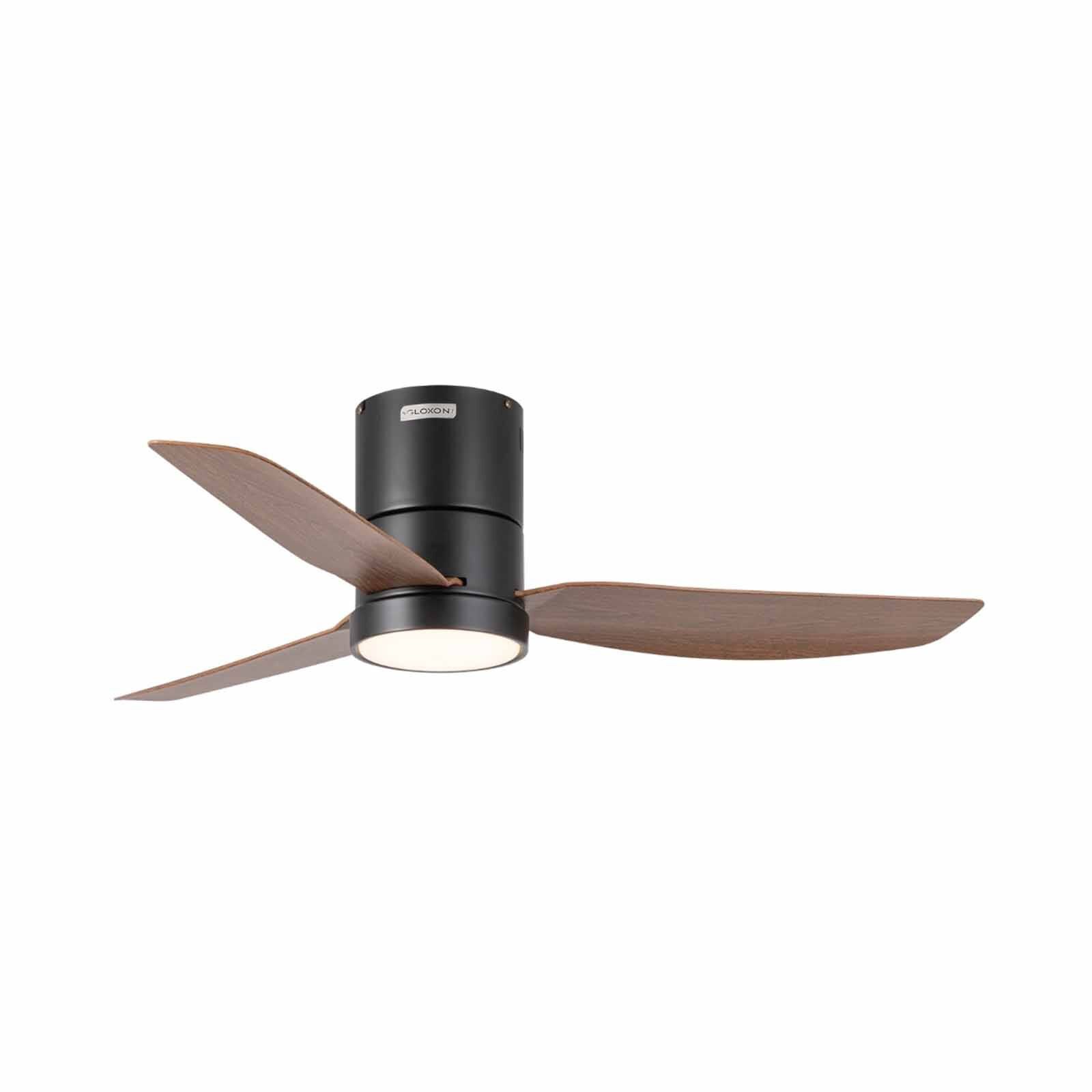 GLOXON 45 In Ceiling Fan With Light -black/wood CF3201 LR BLACK/WOOD-image 1
