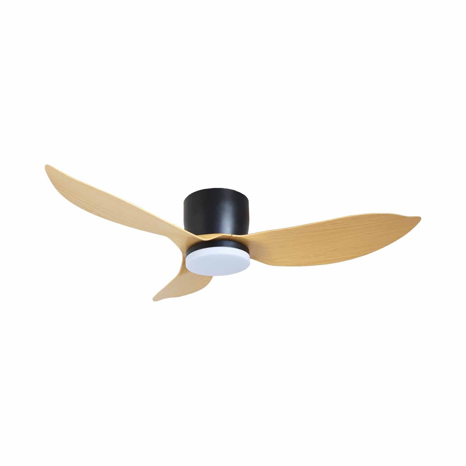 MISTRAL 46 In Solar46 3-blades Ceiling Fan (wood/black) SOLAR46-WD/BK-image 1