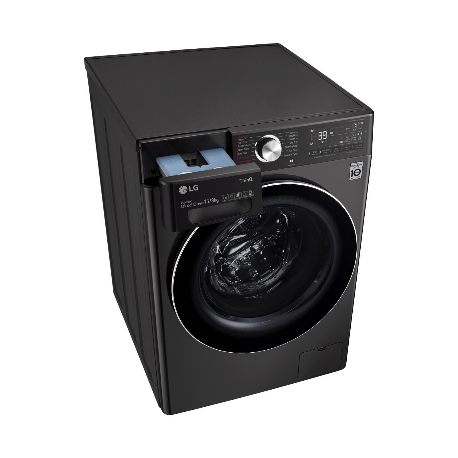 LG Front Load Washer And Dryer (13kg/8kg) FV1413H2BA-image 9