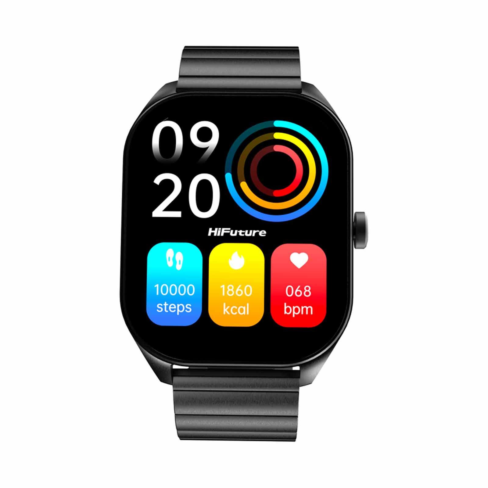 HIFUTURE Apex - Black Bluetooth Smartwatch With Heart Rate Function HSSW3BK