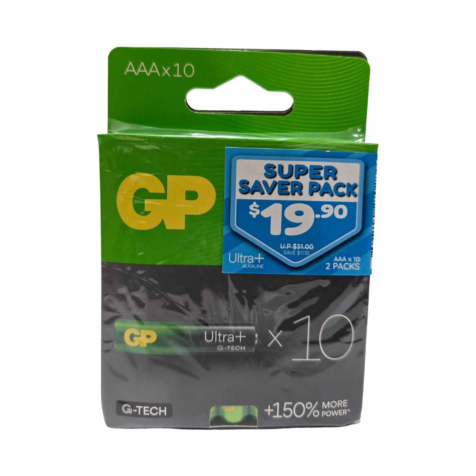 GP Aup 10aaa + Aup 10aaa SUPER SAVER PACK 20SAAA-image null