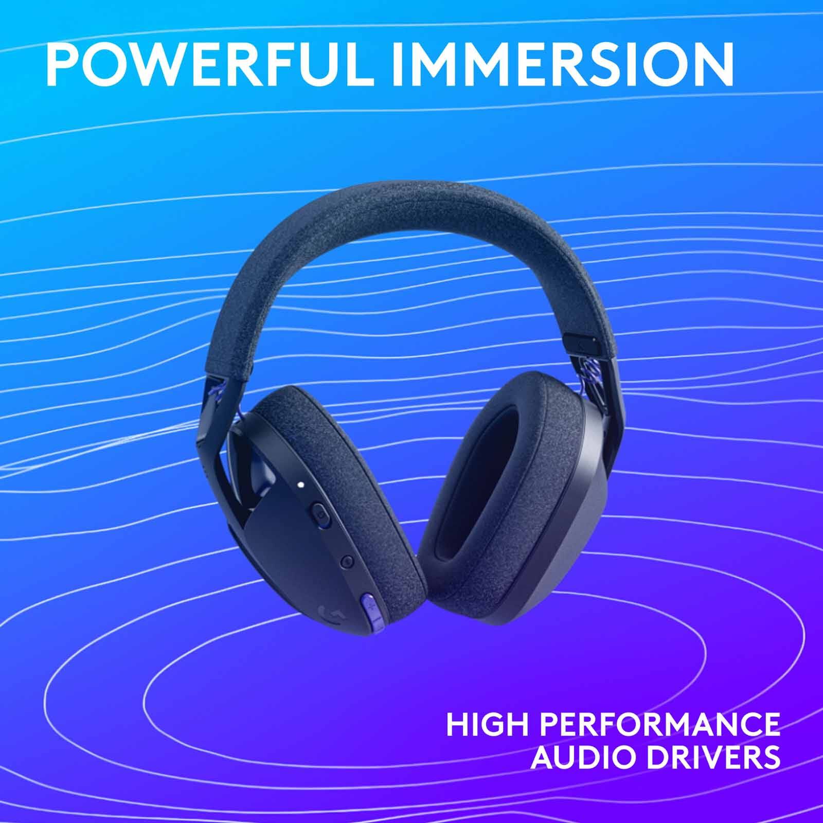 LOGITECH G321 Lightspeed Bt W/l Gaming Headset Black 981-001564-image 2