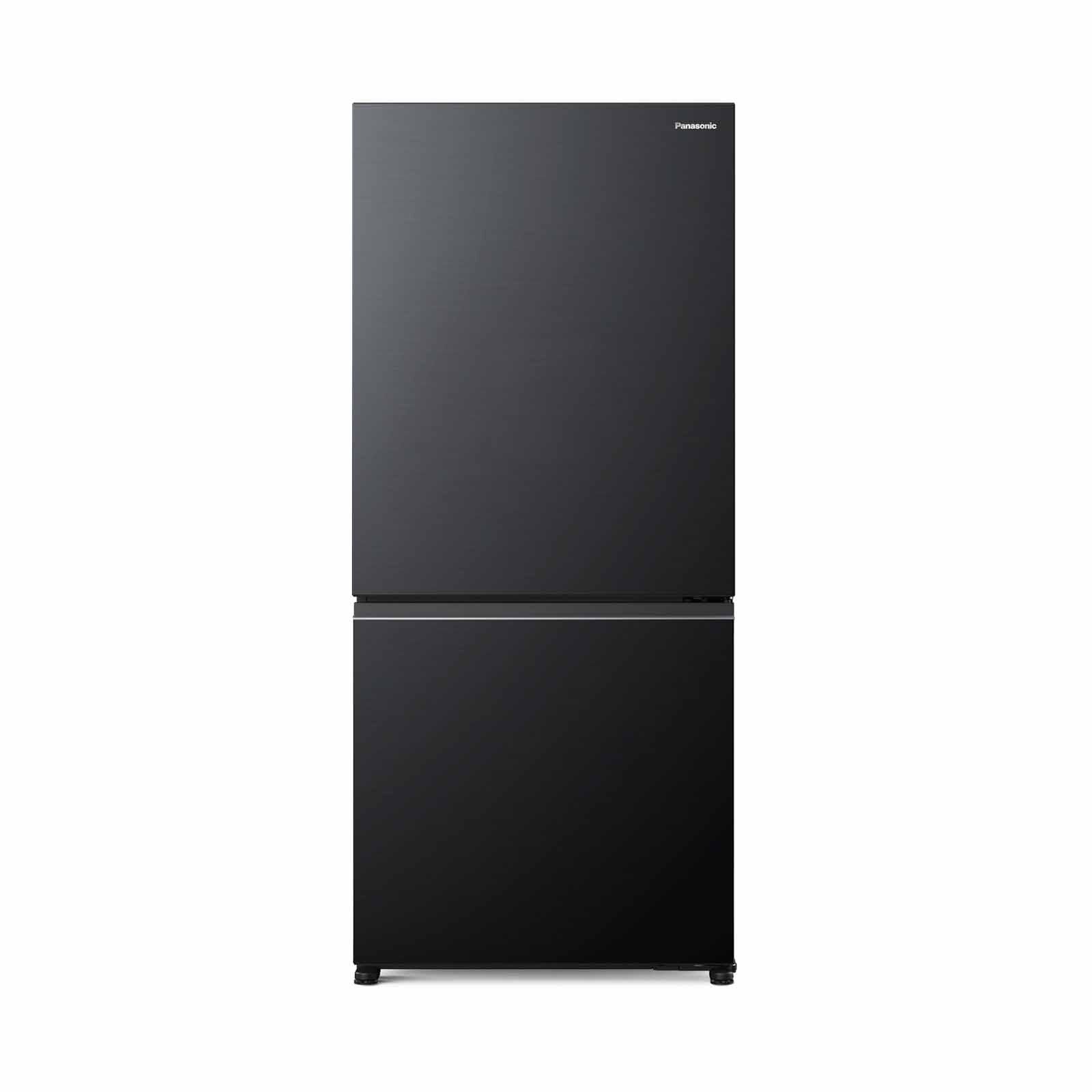 PANASONIC 2 Door Bottom Mount Fridge - Black (506l) NR-BW530HVK8-image 1