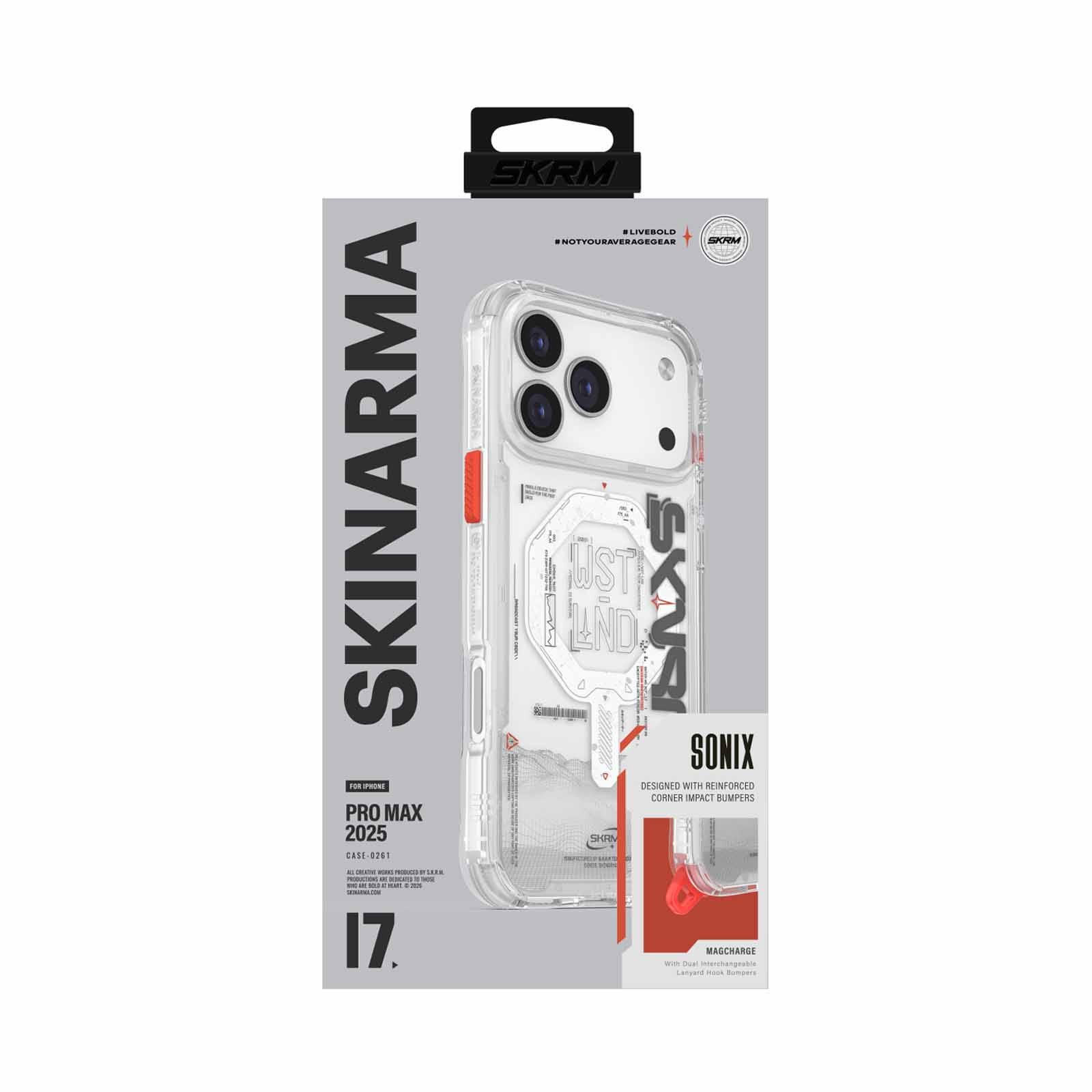 SKINARMA Iphone 17 Pro Max (2025) 6.9" Sonix (mag-charge) SK-2025IPP6.9-SONIX-CLR-image 1