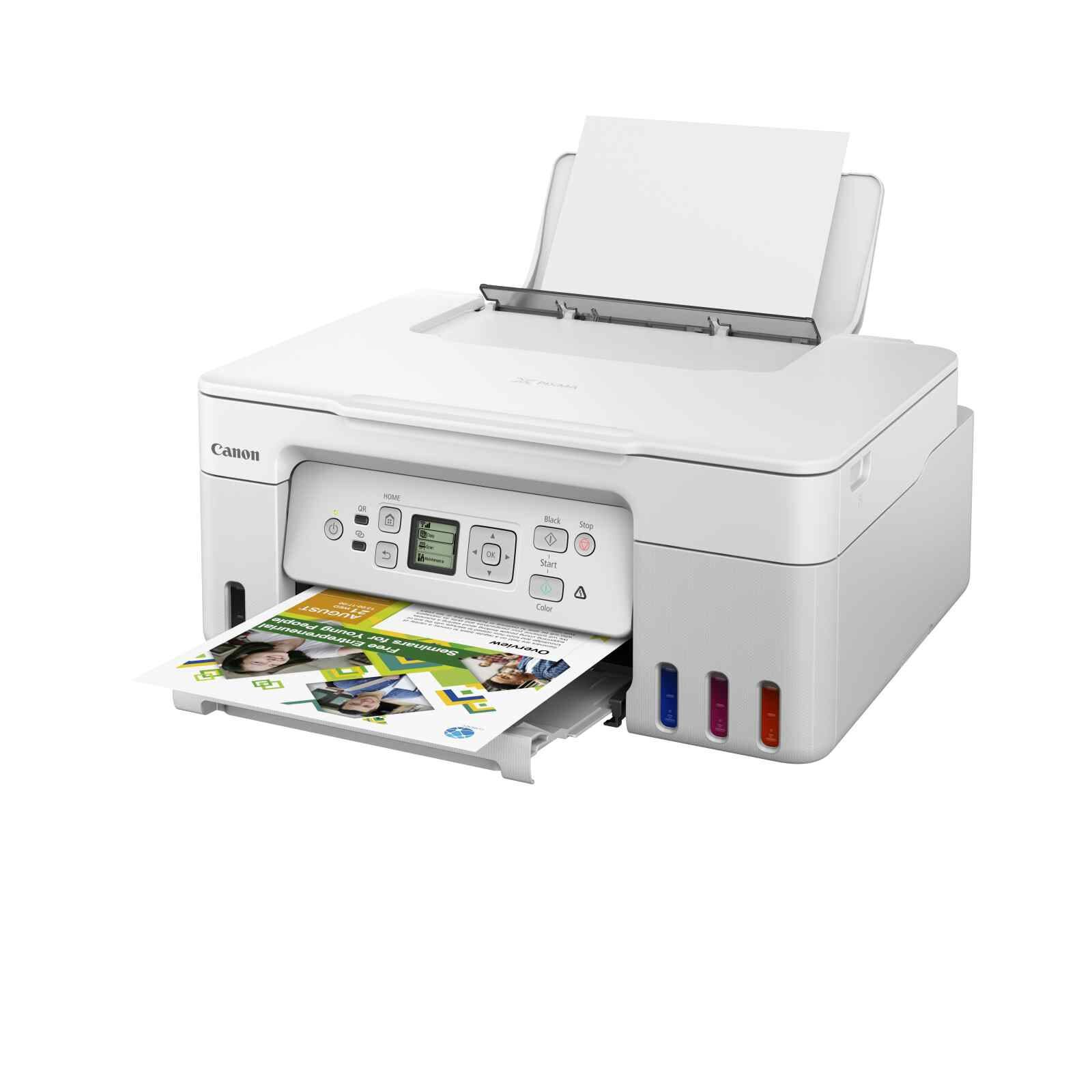 CANON All In One Inkjet Printer G3770 WHITE-image 4