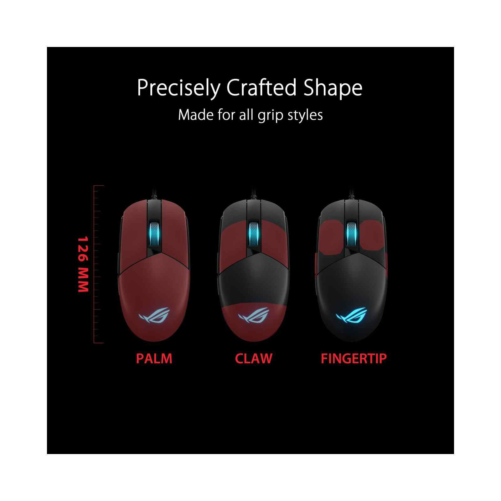 ASUS Rog P518 Strix Impact Iii Rgb Gaming Mouse ROG STRIX IMPACT III-image 2