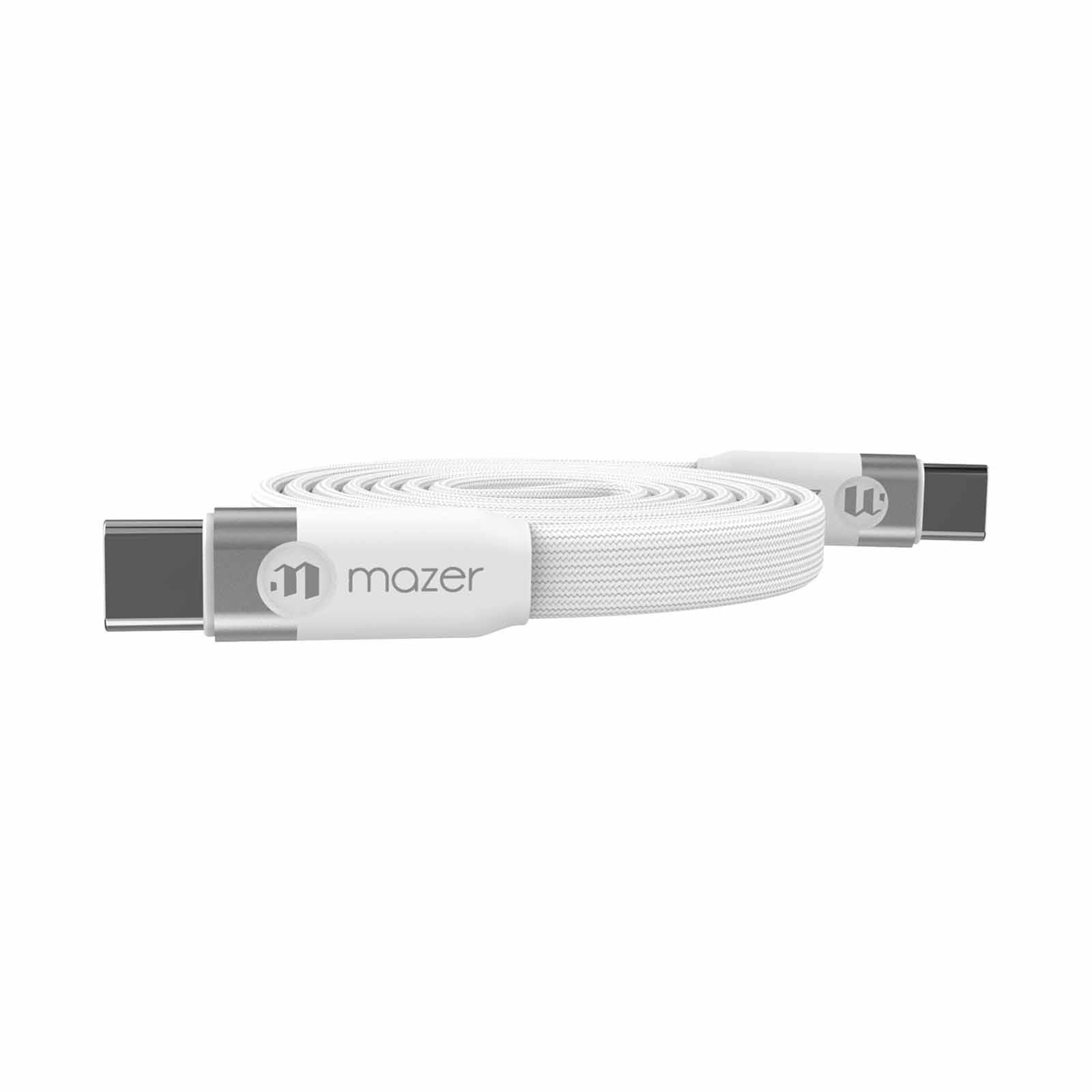 MAZER Infinitelink Cobra3 Flat Magnetic 1m/240w Roll Cable-white M-COBRA30-WH-image 6
