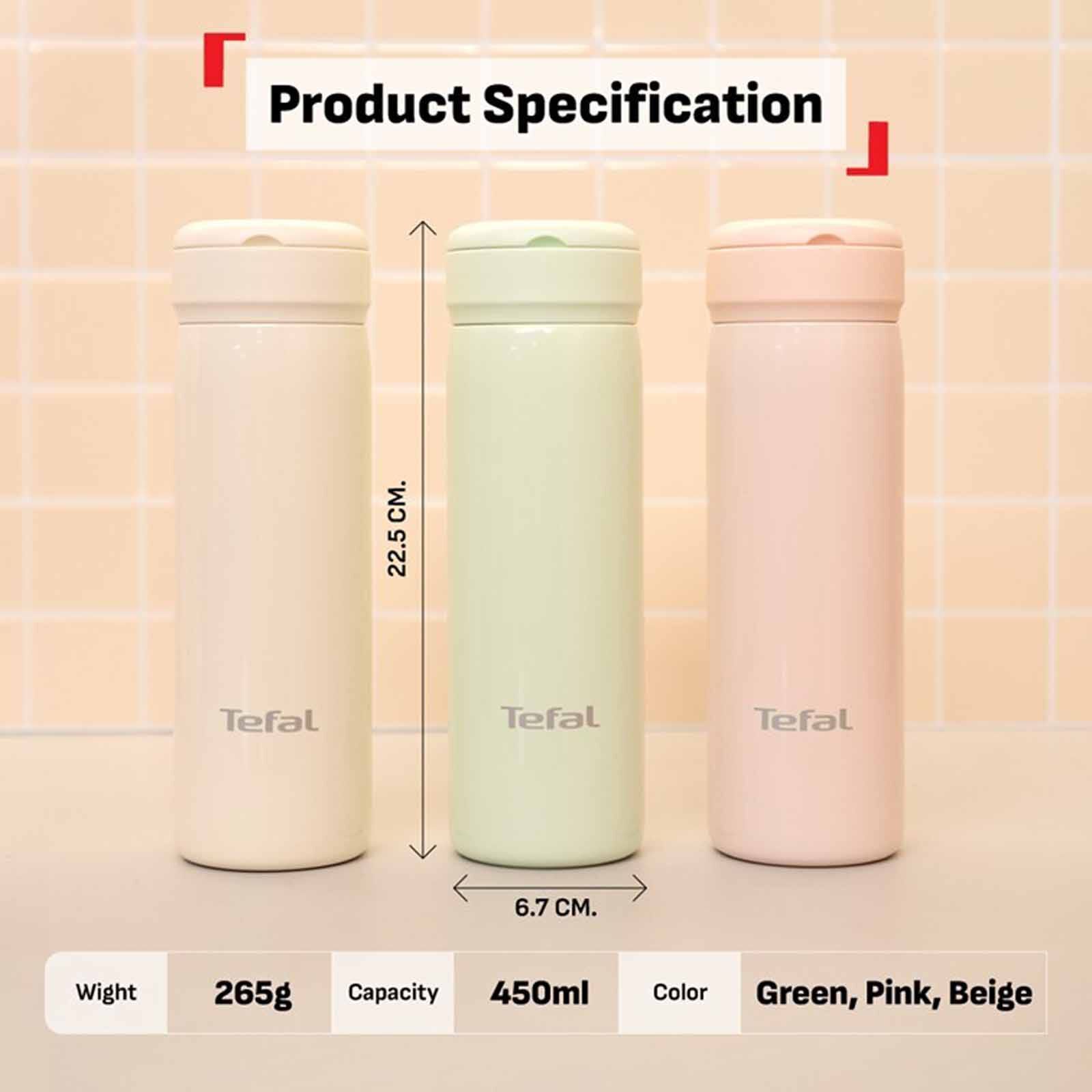 TEFAL Mobility Drinkware 450ml - Green N37201-image 6