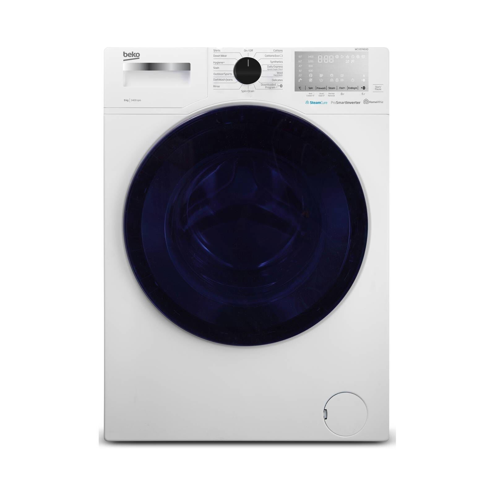 BEKO Front Load Washer (9kg) WCV9746X0-image 1