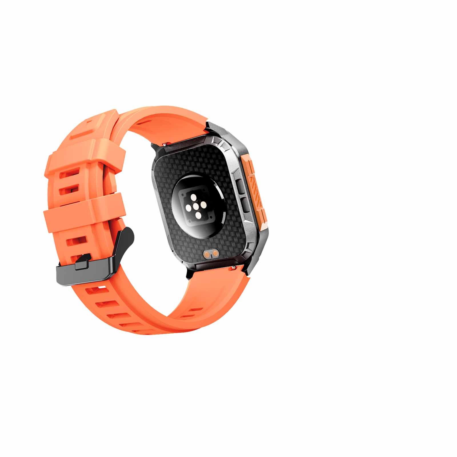 HIFUTURE Ultra3 - Orange Bluetooth Smartwatch With Heart Rate Function HSSW1OG-image 2