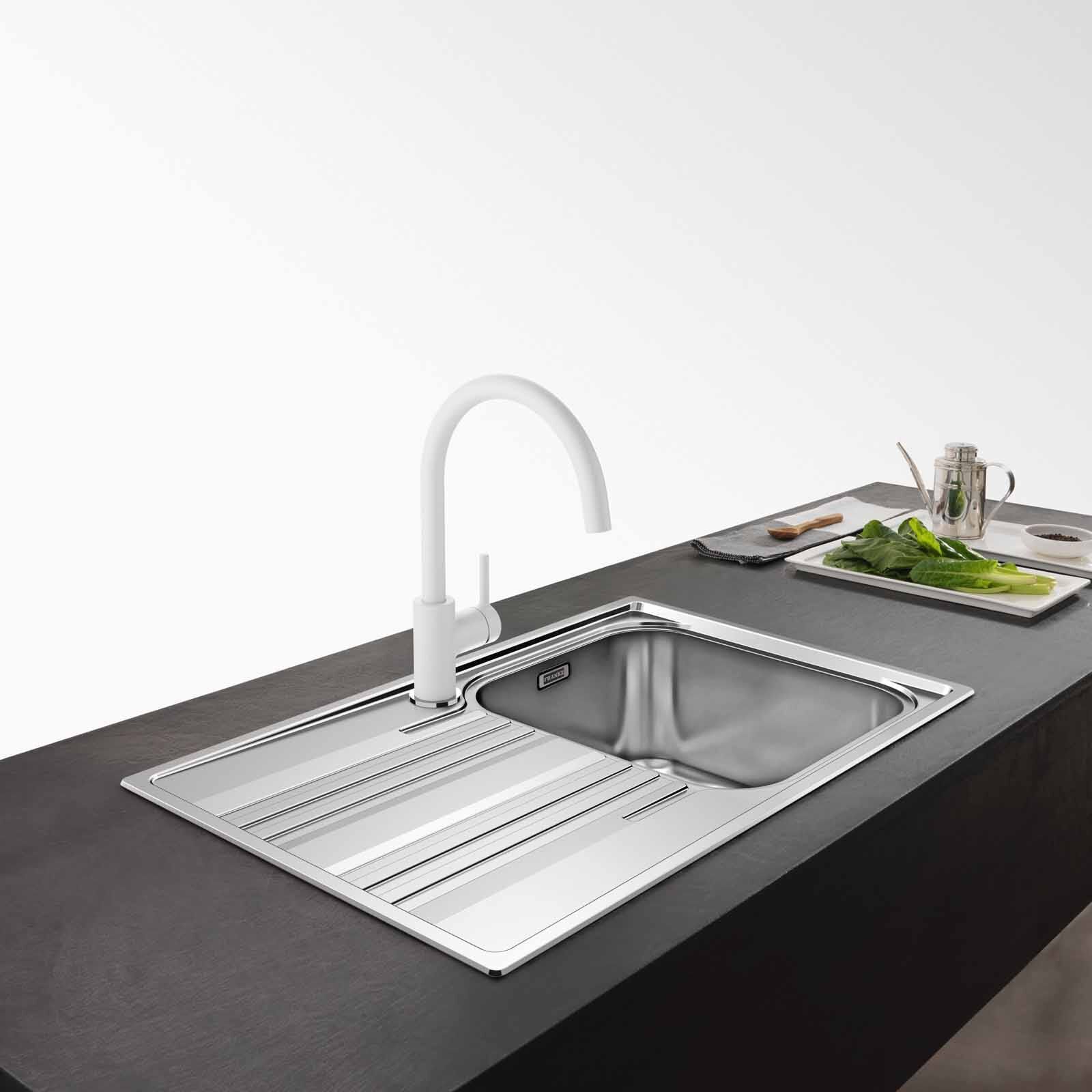 FRANKE Kitchen Sink Mixer With Swivel Spout Ct9020c-pw Polar White LINA-image 3