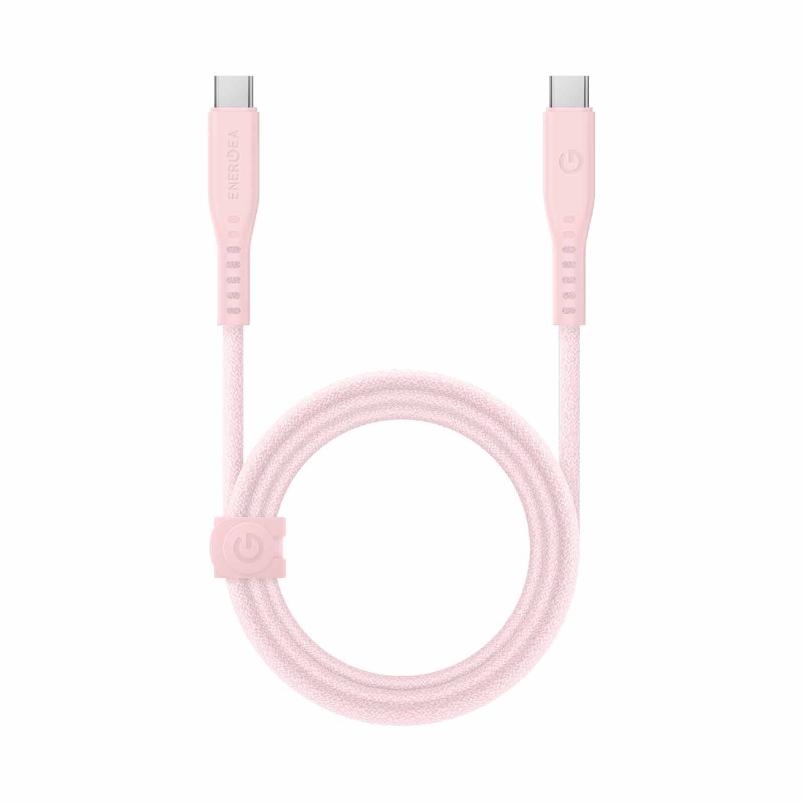 ENERGEA Flow C-c Cable 480mbps, 240w With Mct 1.5m -pink CBL-FLCC-PNK150M-image 1