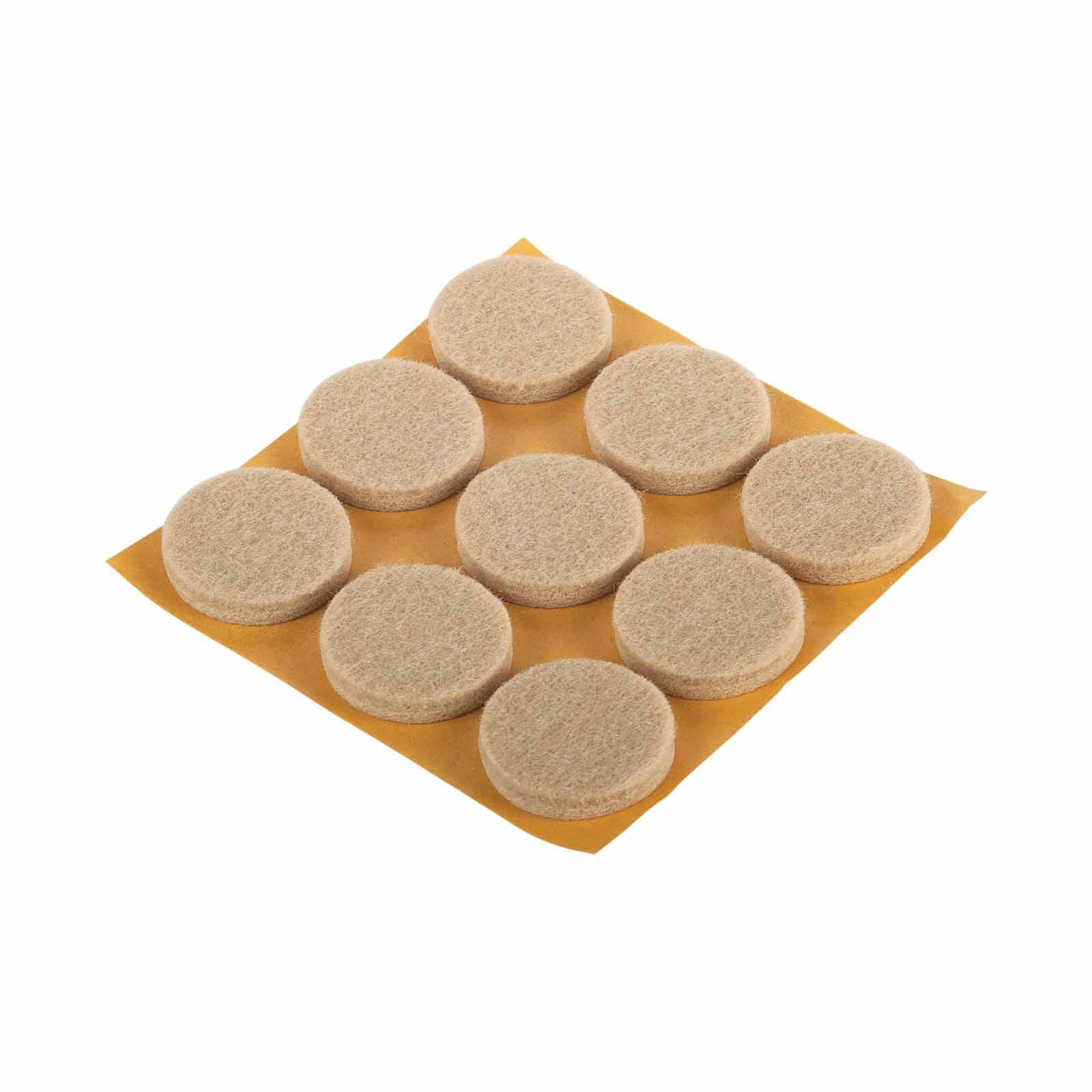 FIX-O-MOLL Self Adh Dia 28mm BIG DUO PARQUET GLIDERS