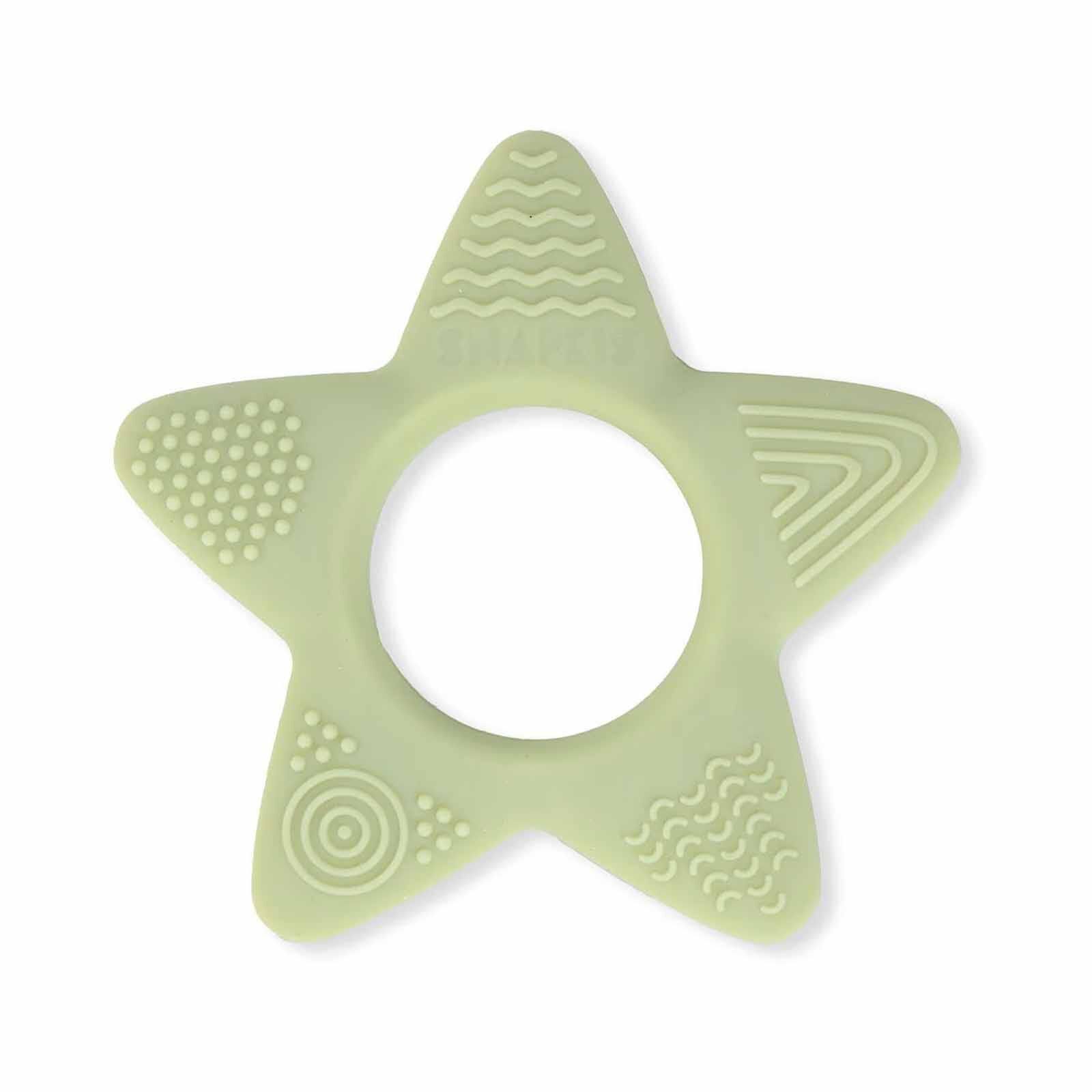 SNAPKIS (assorted Colours) STAR SIL TEETHER