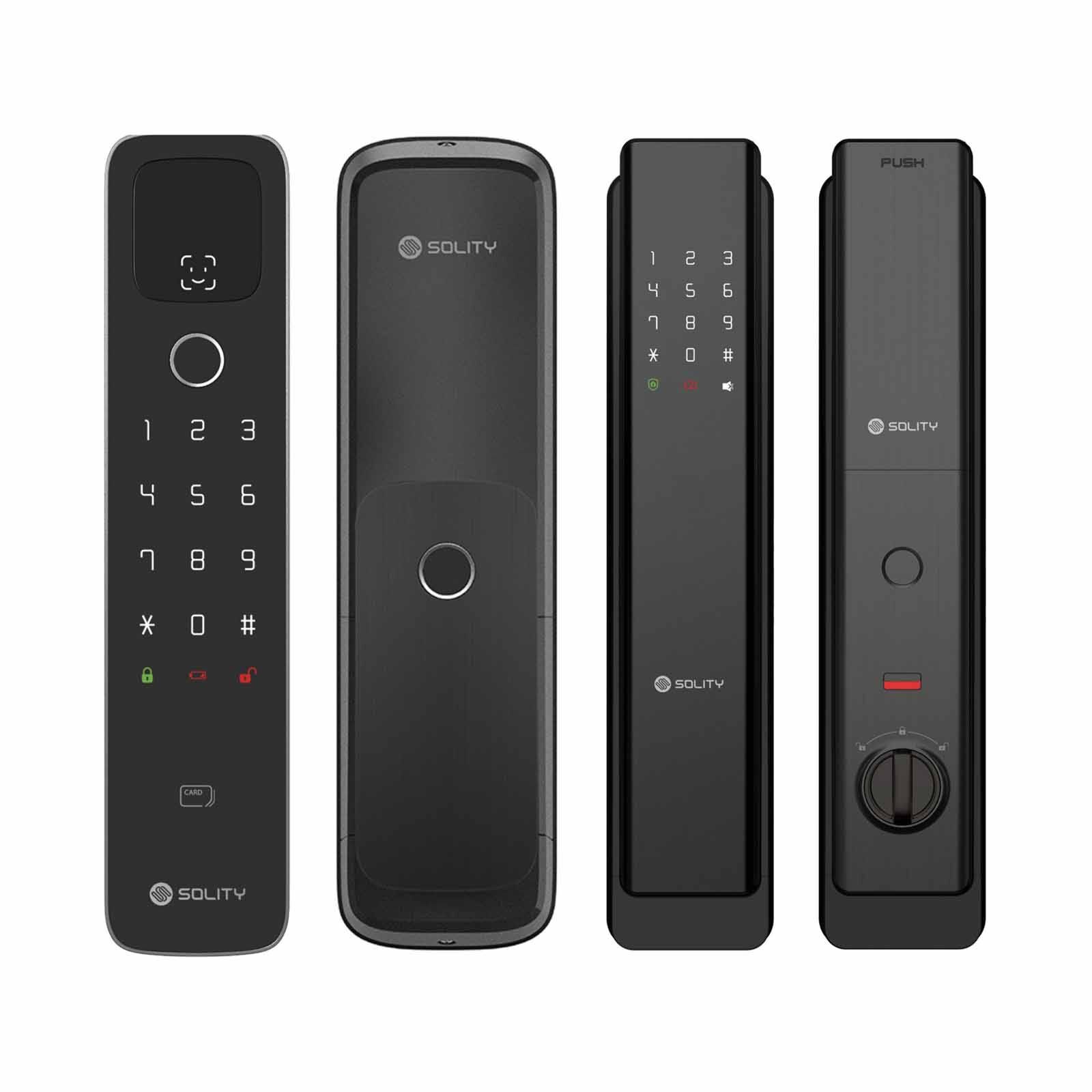 SOLITY Facial Recognition Push Pll Gate Lock Bundle G1 BUNDLE-image 1