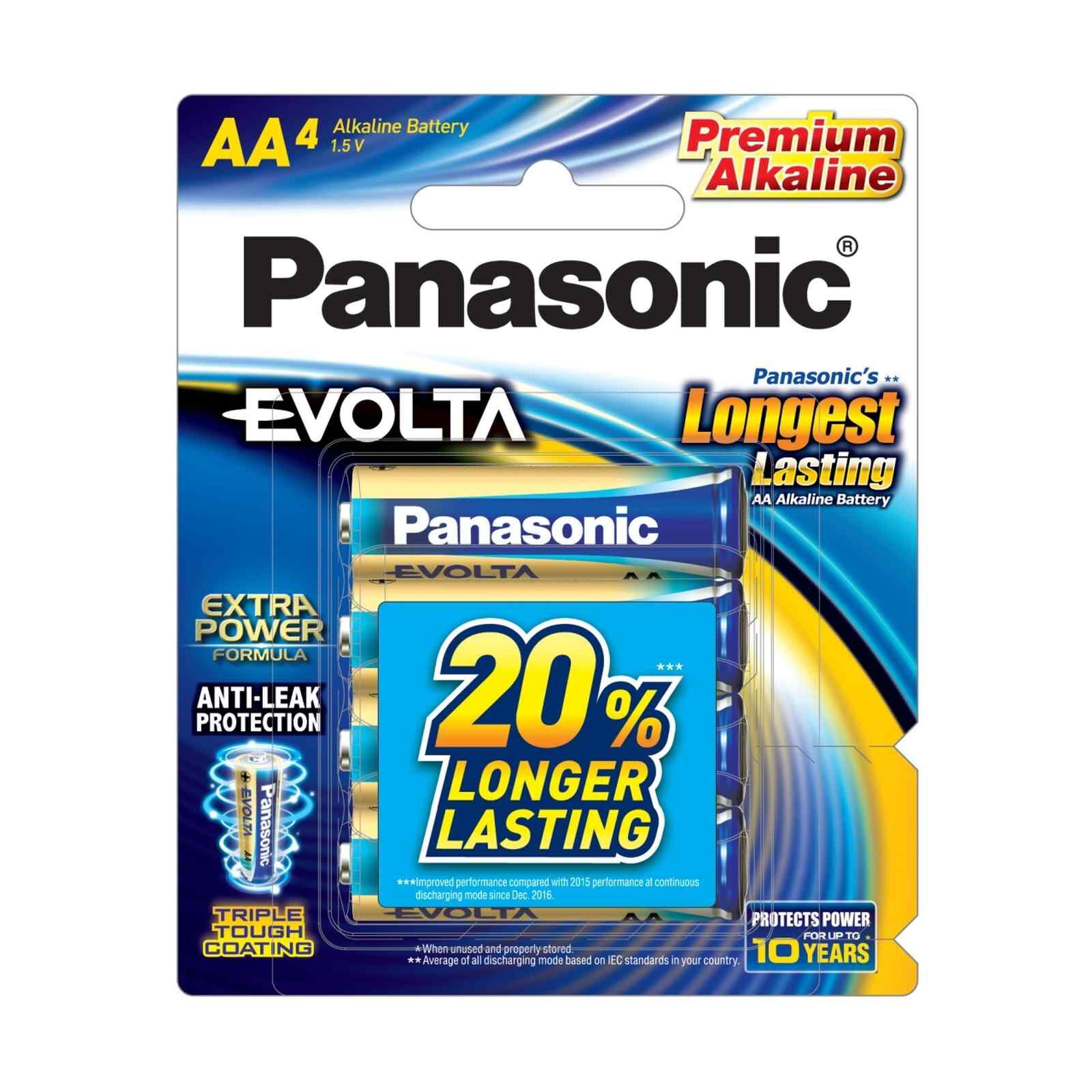PANASONIC Evolta Aa 4 Pcs Pack LR6EG/4B-image null